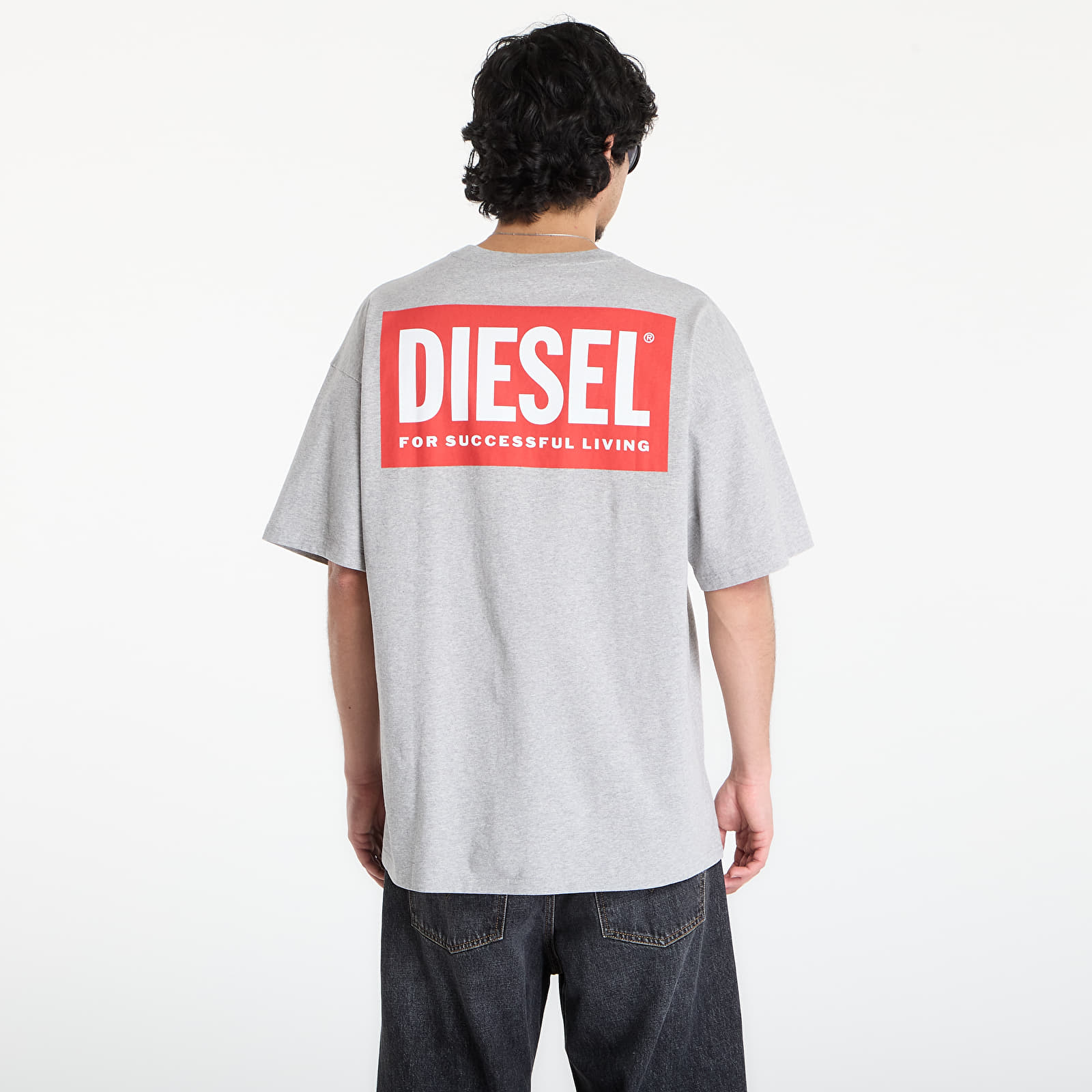 T-Shirts Diesel T-Boxt-Bisk T-Shirt Grey Melange