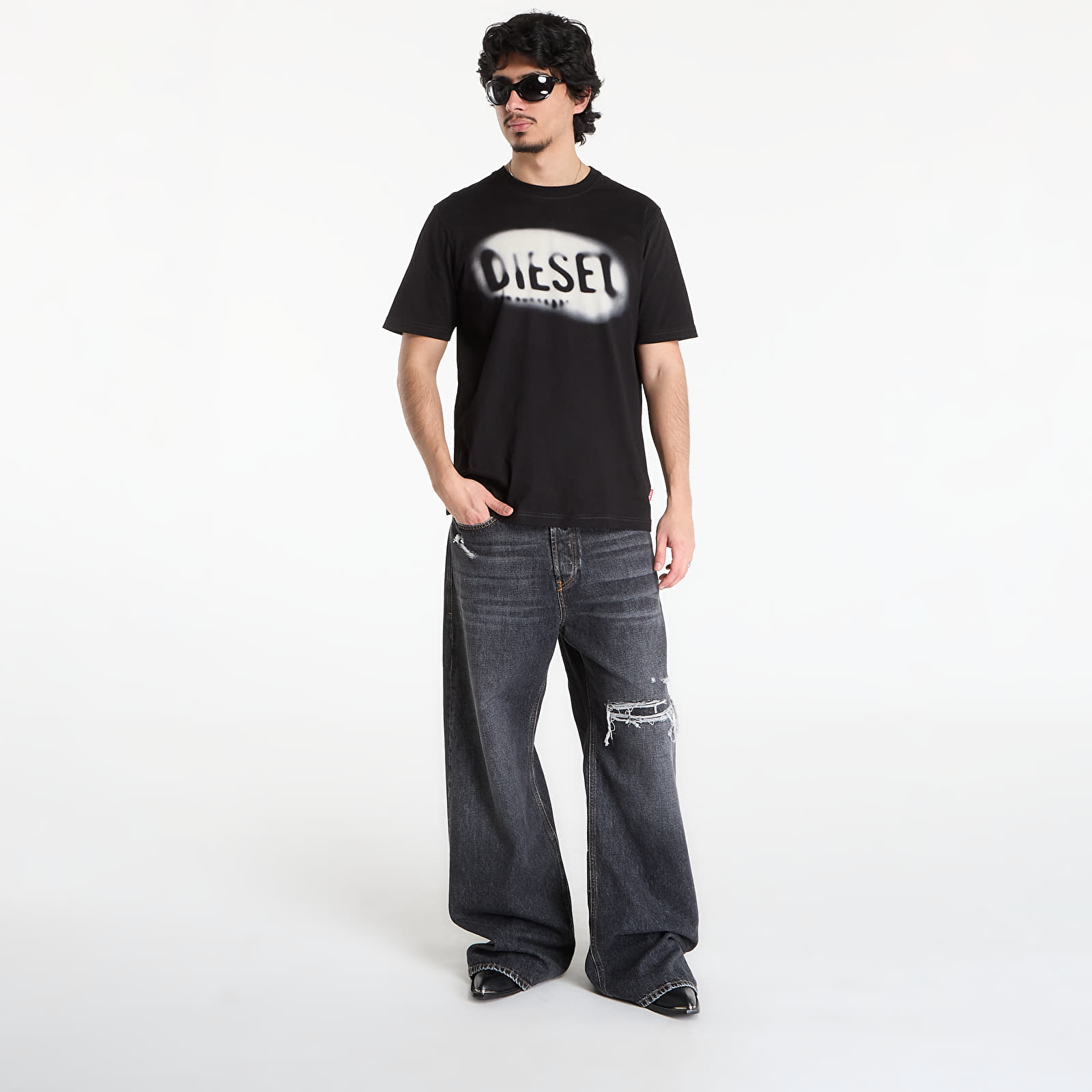 Hosen für Männer Diesel D-Rise Trousers Black/ Blue