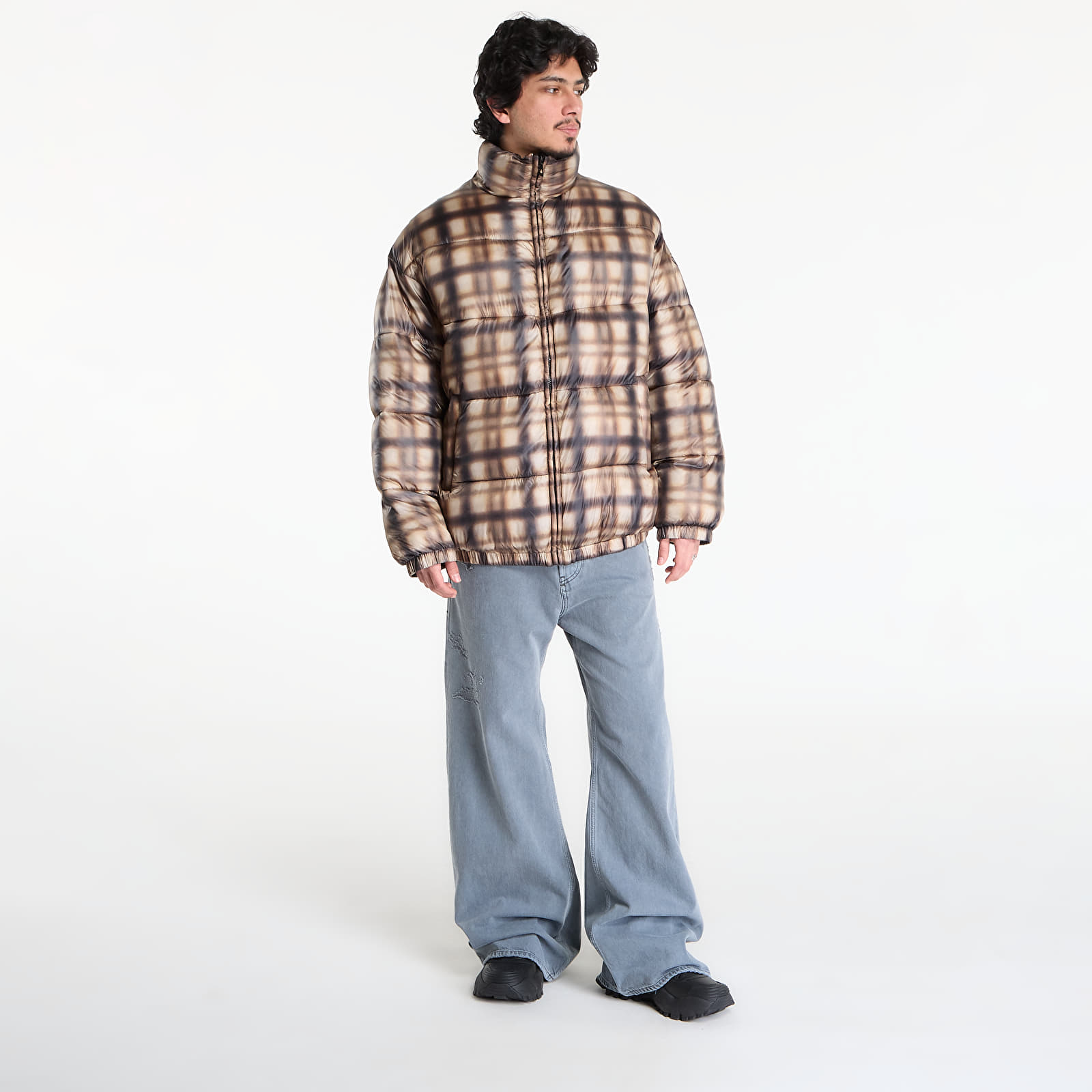 Jacken Diesel W-Bourbon-Enbm Reversible Jacket Charcoal Grey