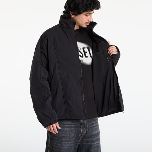 DIESEL ブラック クロップドジャケット DIESEL ブラック クロップドジャケット