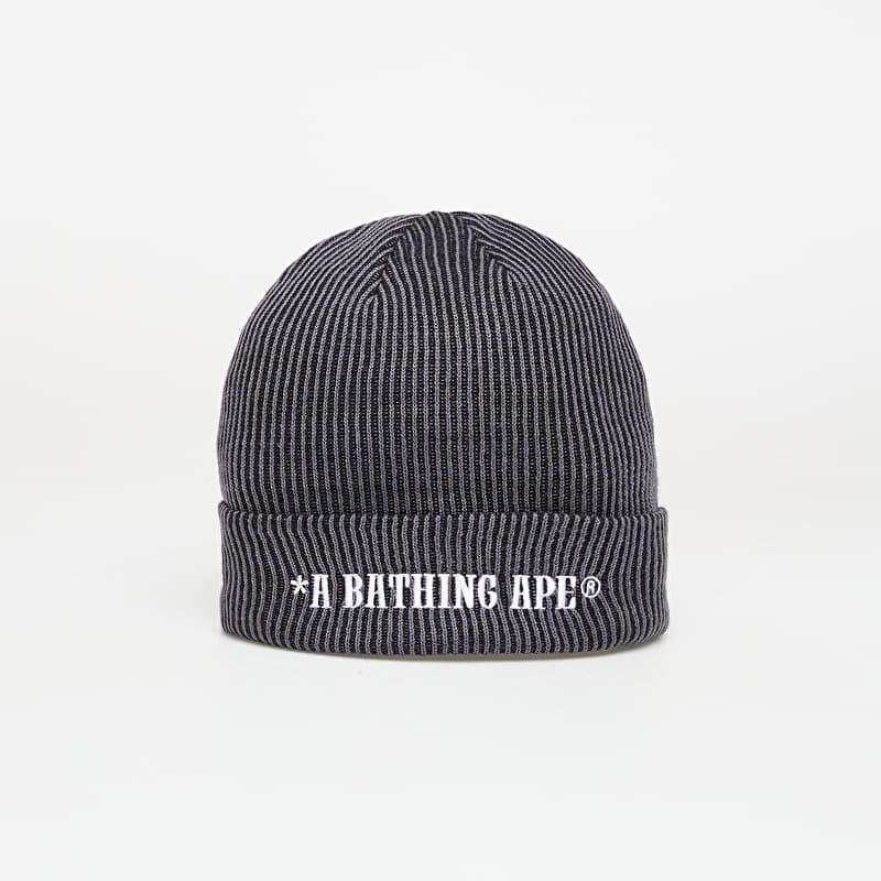 A BATHING APE A Bathing Ape Knit Cap Black