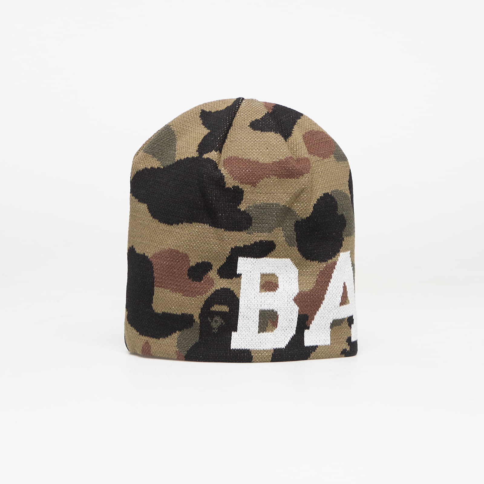 Hatter A BATHING APE 1St Camo Knit Cap Green