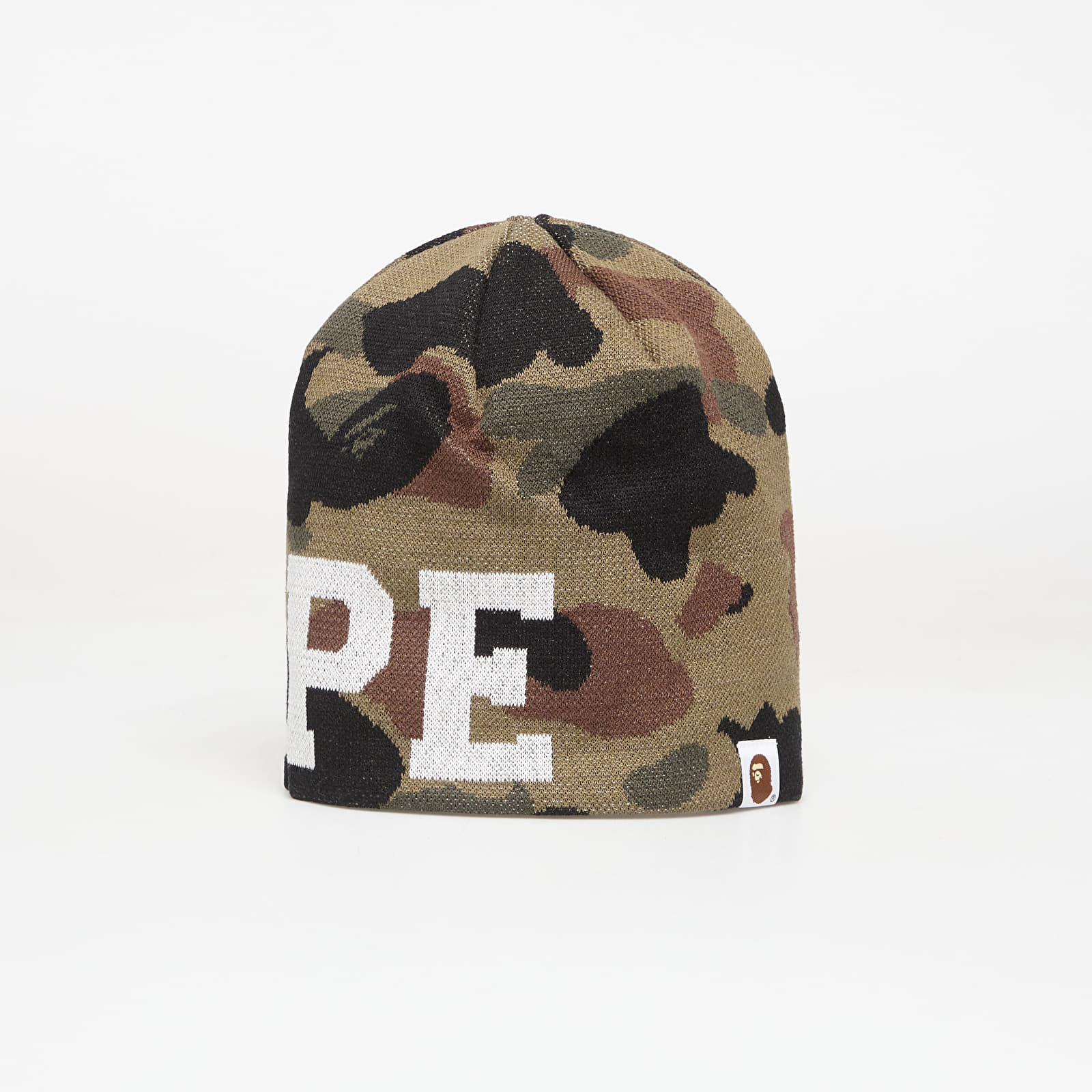 Hatter A BATHING APE 1St Camo Knit Cap Green