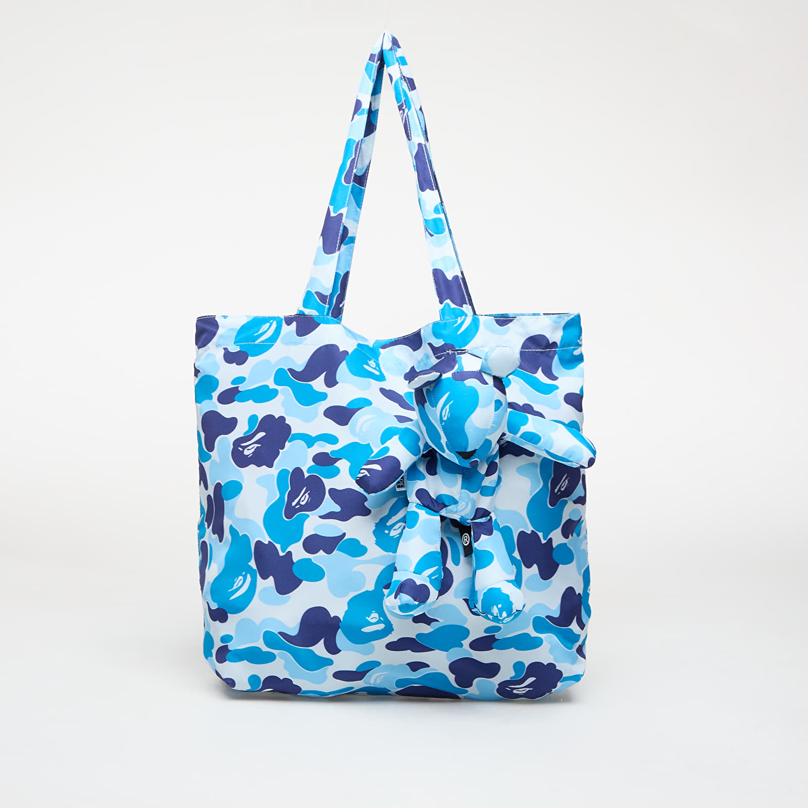 Umhängetaschen für Männer A BATHING APE Abc Camo Bear Eco Travel Bag (S) Blue
