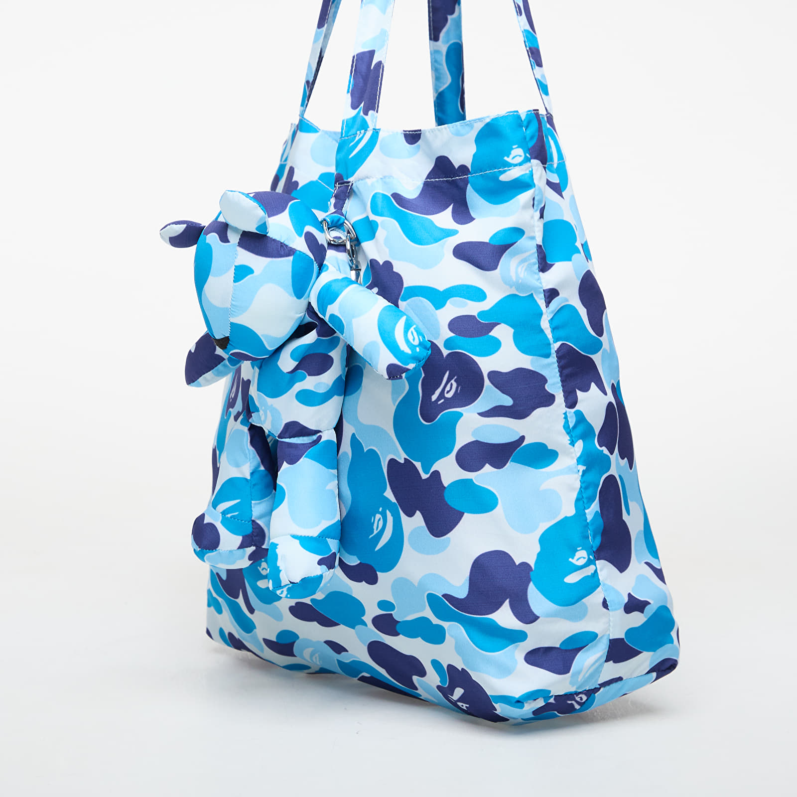 Umhängetaschen für Männer A BATHING APE Abc Camo Bear Eco Travel Bag (S) Blue