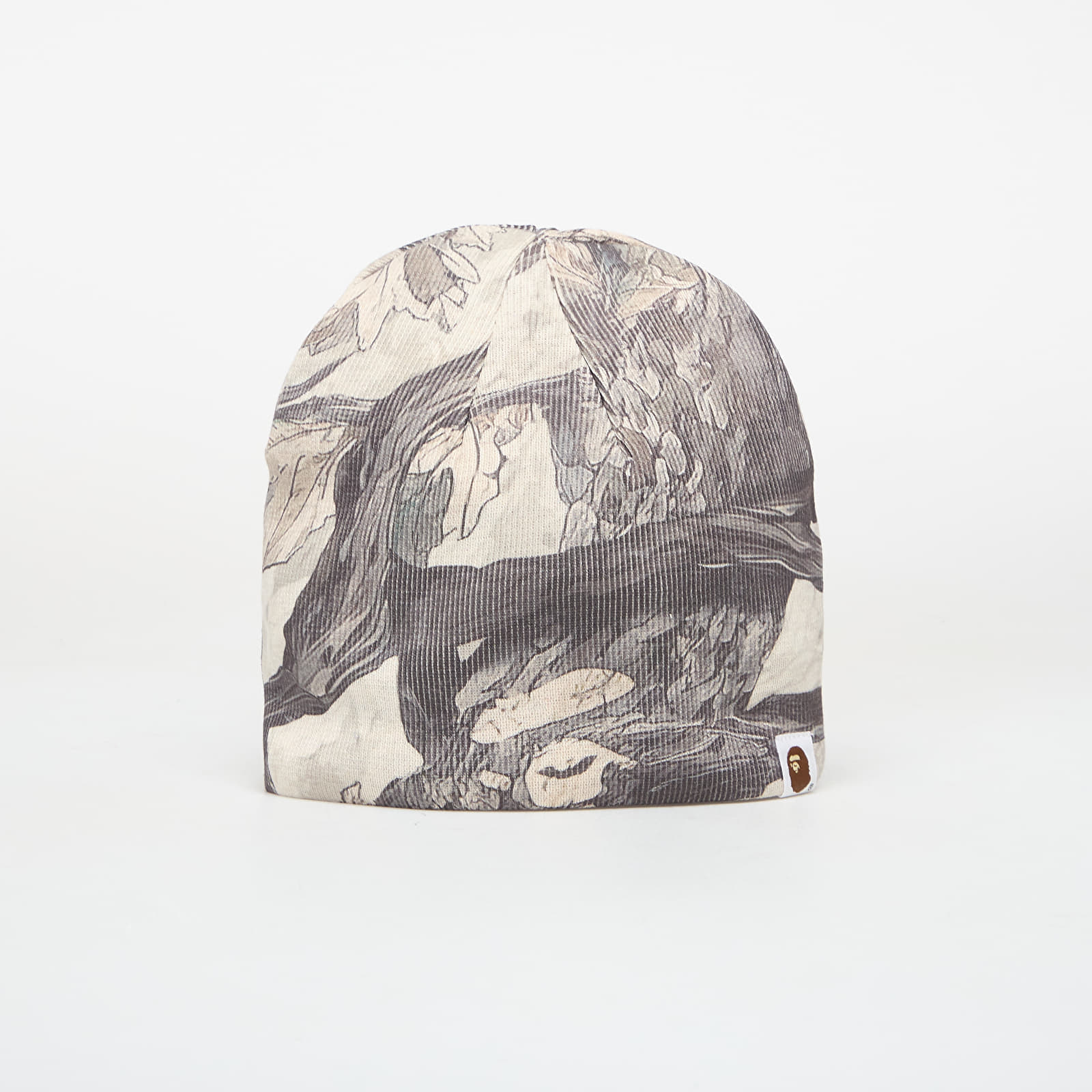 Шапка A BATHING APE Tree Edge Camo Knit Cap White Universal