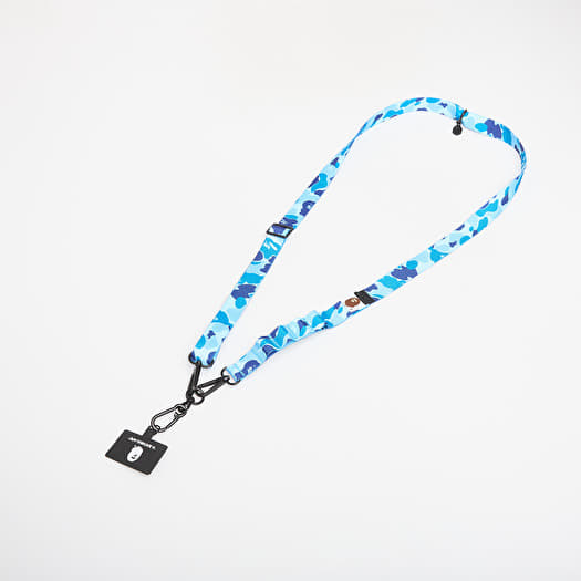 A BATHING APE Abc Camo Smartphone Shoulder Strap Blue