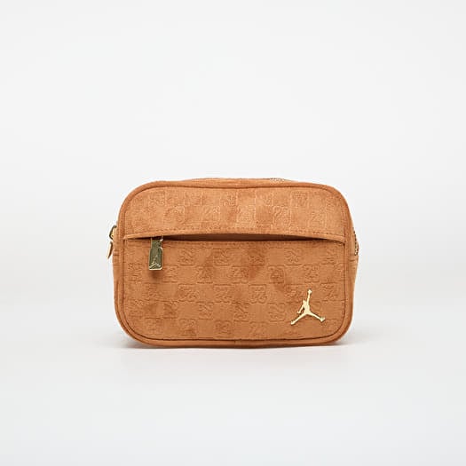 Borsa Jordan Jam Suede Monogram Camera Bag Cognac