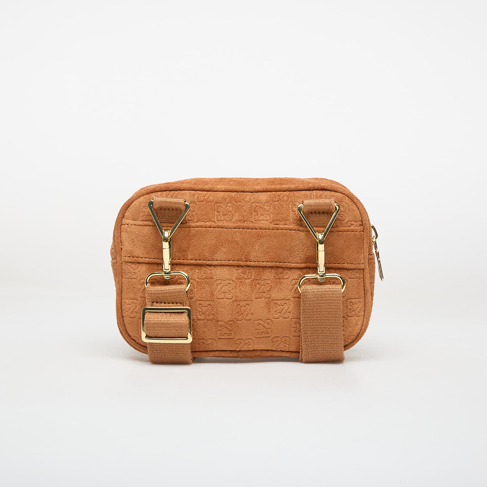 Umhängetaschen für Männer Jordan Jam Suede Monogram Camera Bag Cognac