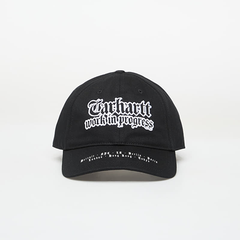 Keps Carhartt WIP World Tour Cap Black/ White
