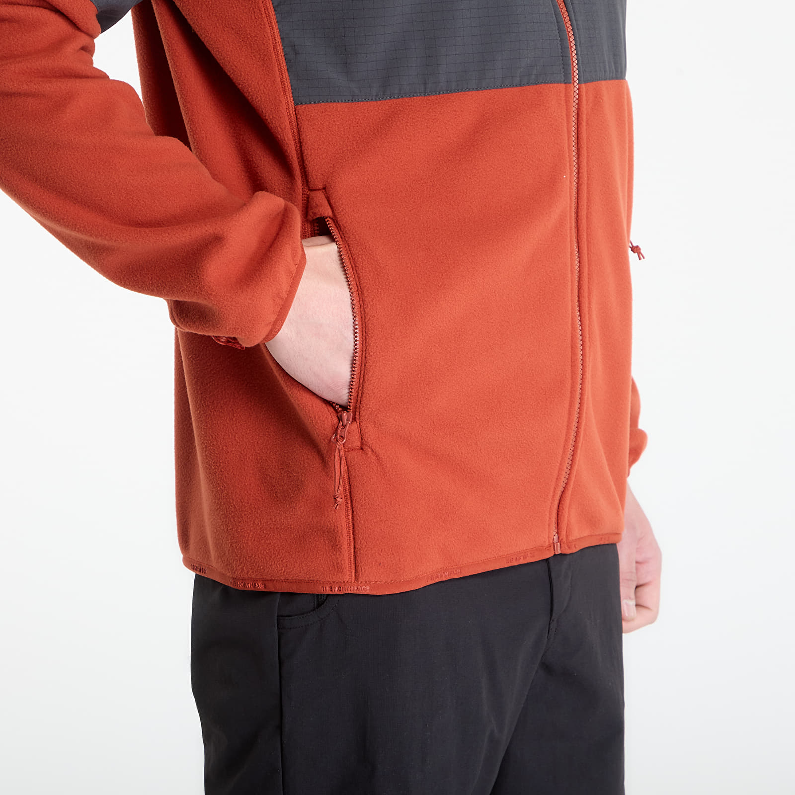 Jacken The North Face Glacier Heavyweight Full Zip Jacket Iron Clay/ Asphalt Grey