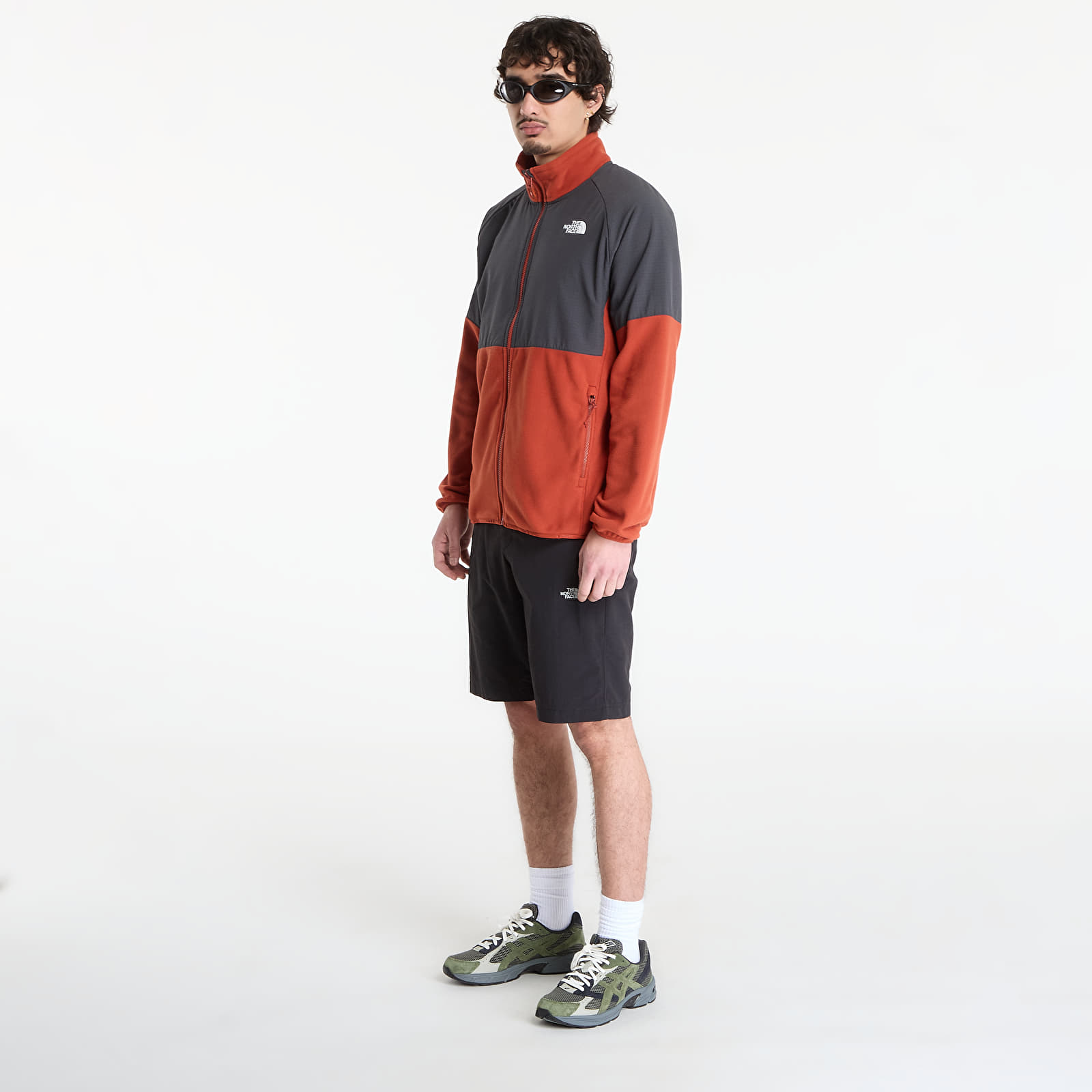 Jacken The North Face Glacier Heavyweight Full Zip Jacket Iron Clay/ Asphalt Grey