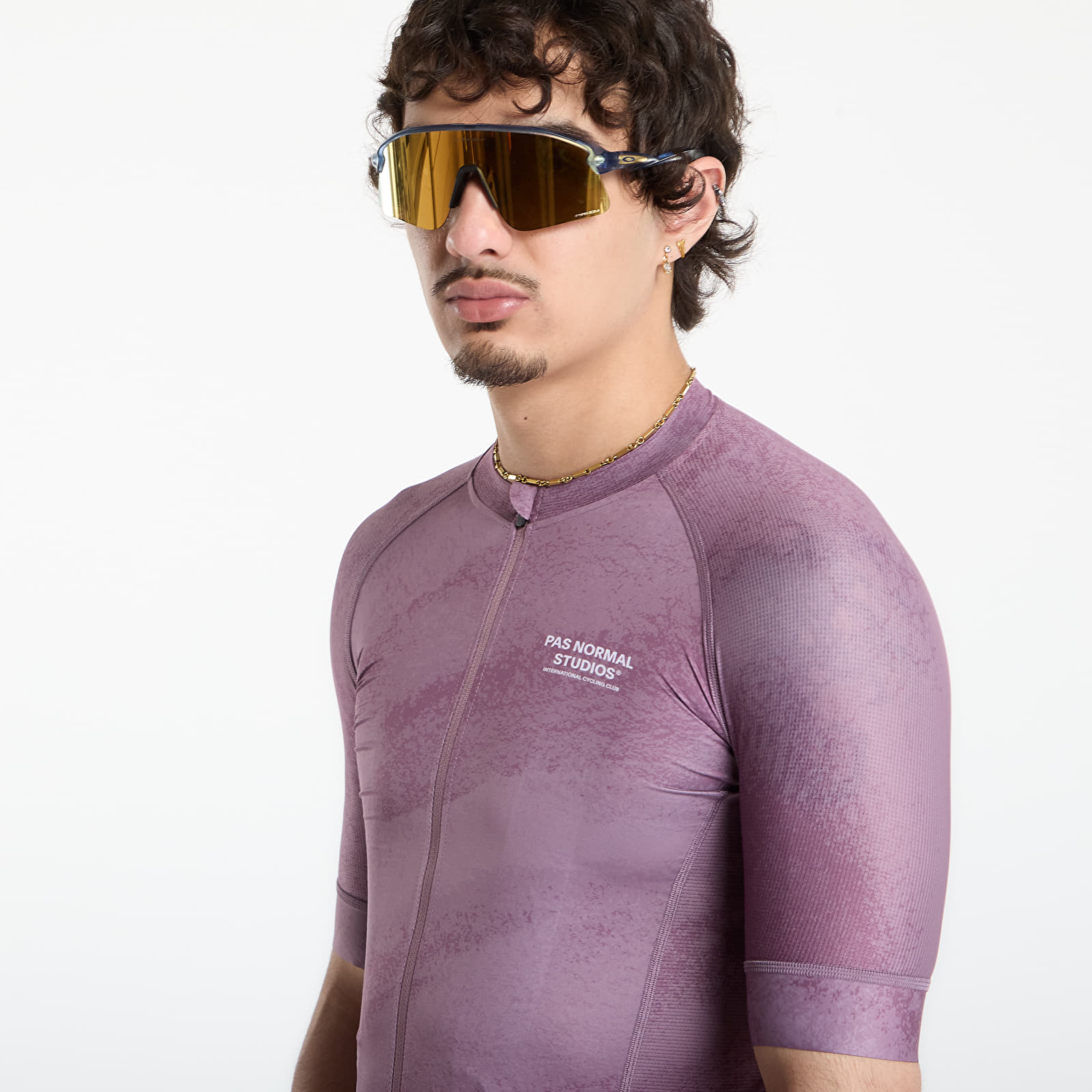 Trikots Pas Normal Studios Mechanism Jersey AOP Dark Mauve
