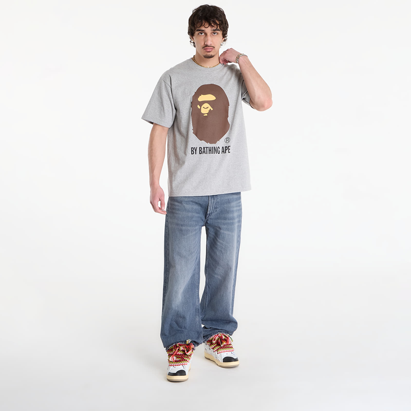 Tricouri  A BATHING APE By Bathing Ape Tee UNISEX Gray