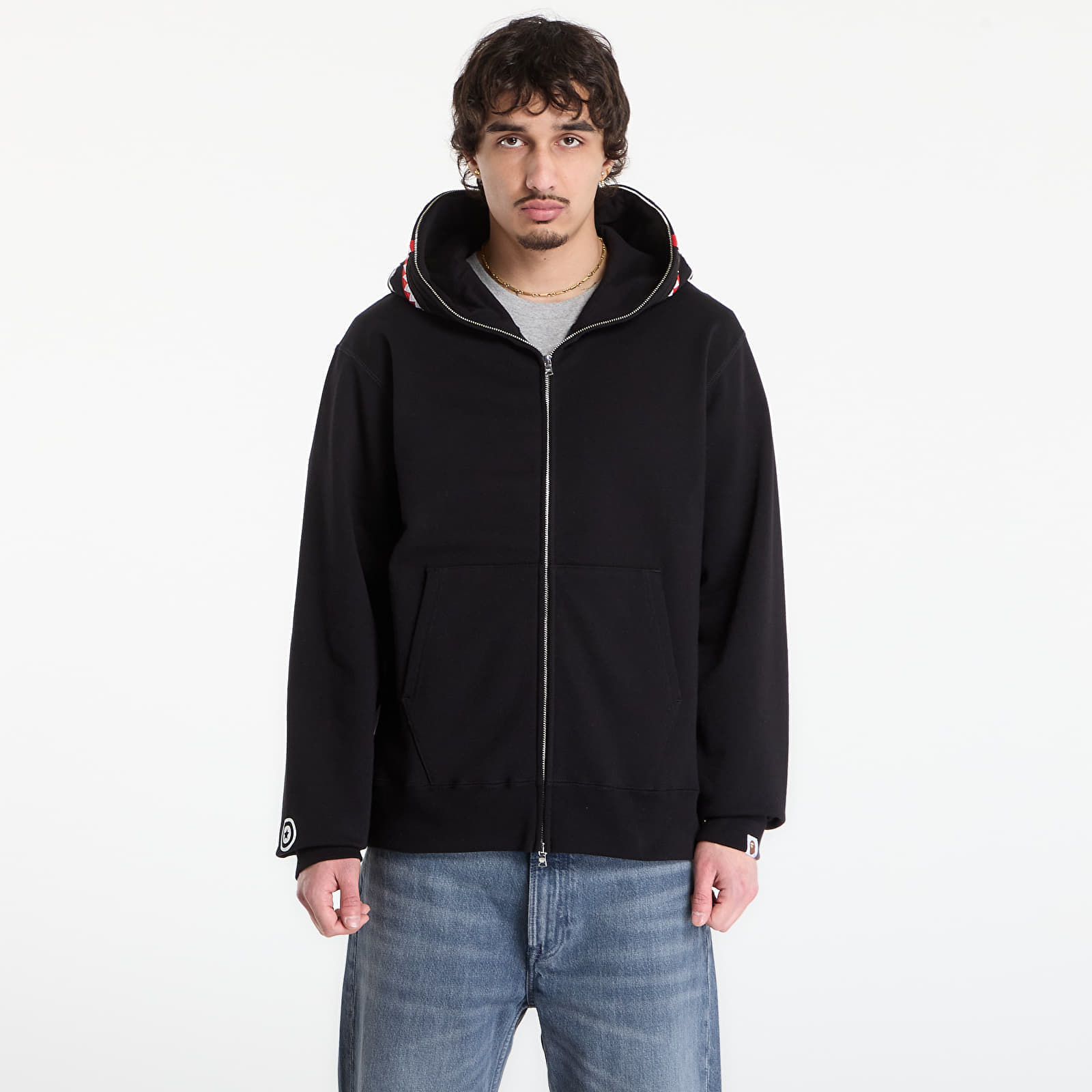 Суитшърт A BATHING APE Shark Full Zip Hoodie UNISEX Black S