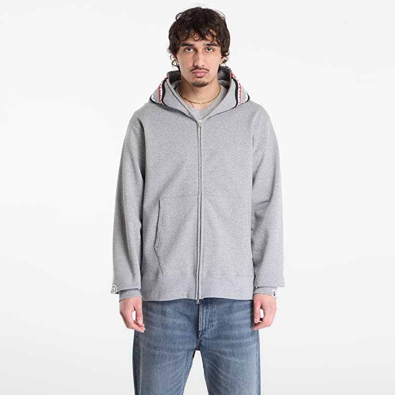 Mikina A BATHING APE Shark Full Zip Hoodie UNISEX Gray