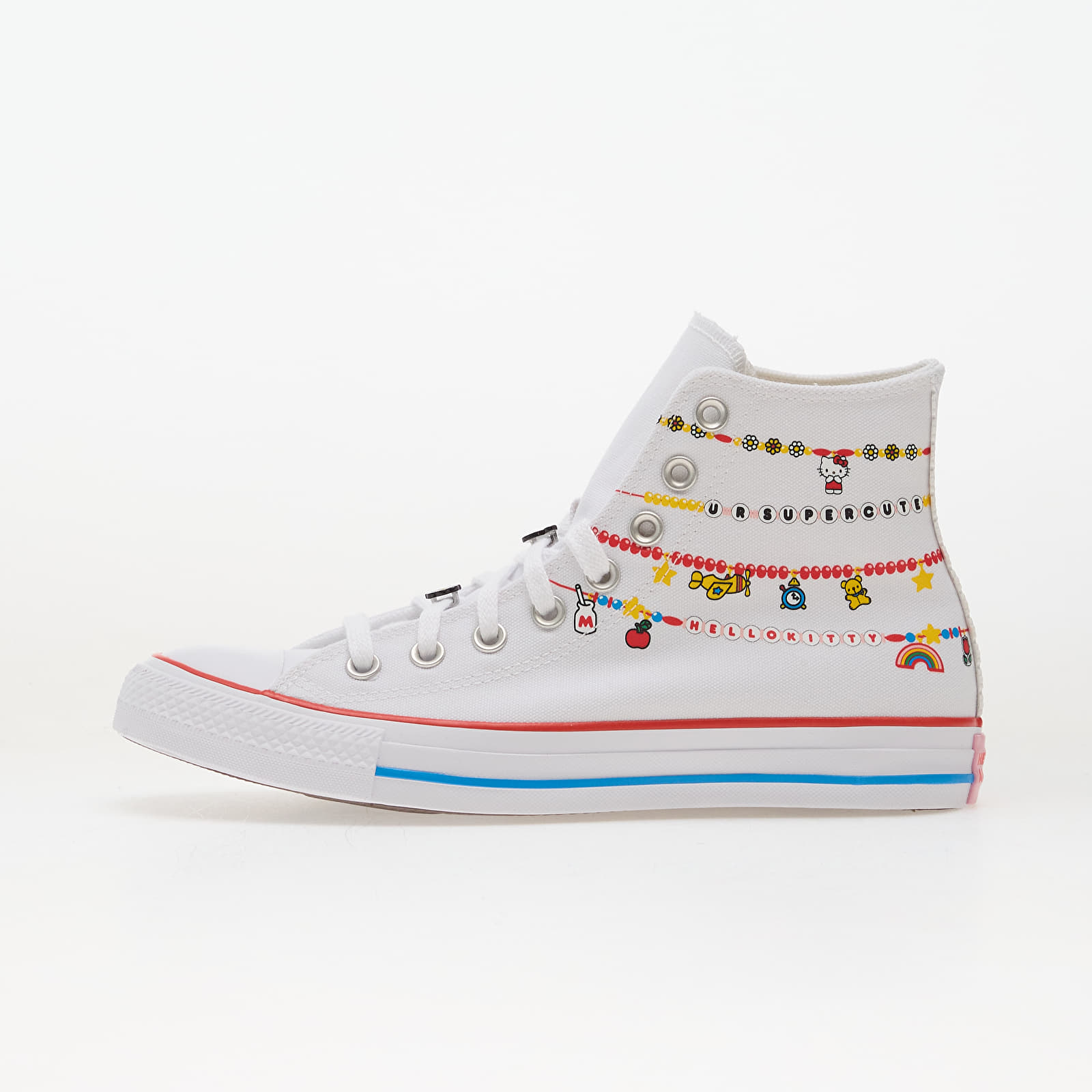 Men's shoes Converse x Hello Kitty and Friends Chuck Taylor All Star Hi White/ Red/ Yellow