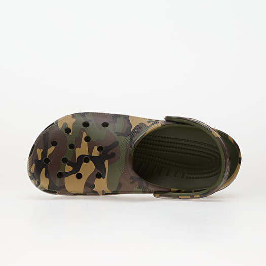 Crocs Classic Camouflage Clog Army Green/Multi | Footshop