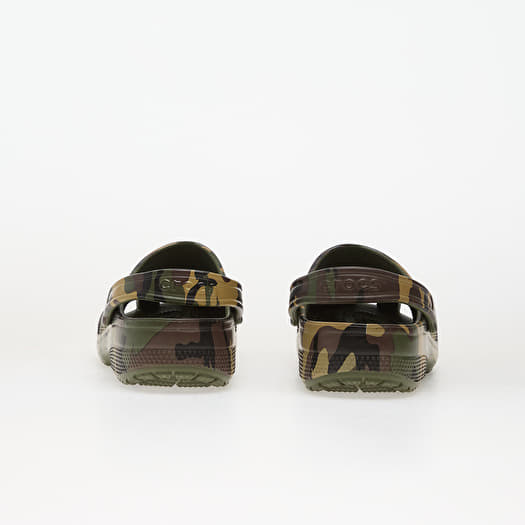 Crocs Classic Camouflage Clog Army Green/Multi | Footshop display picture 2