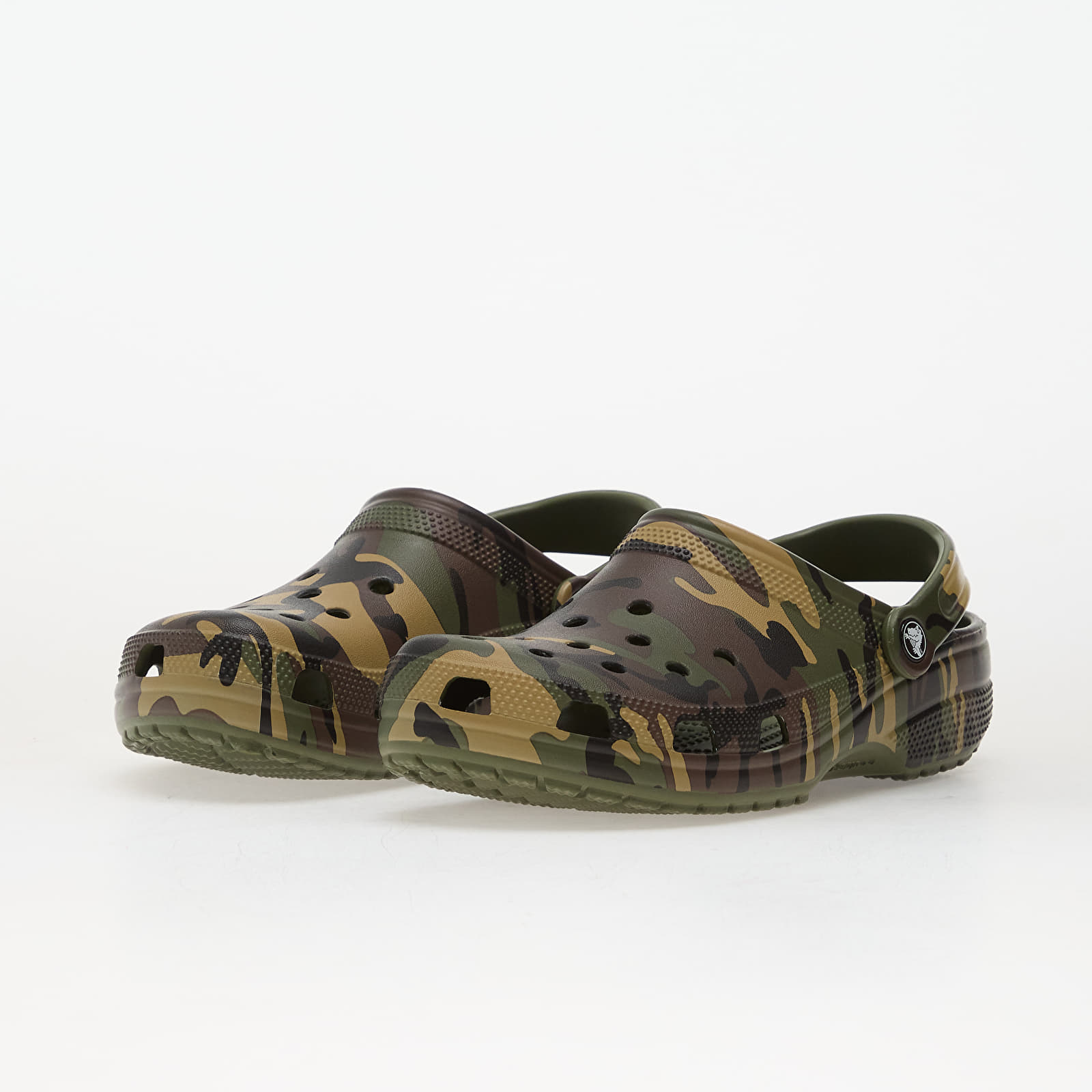 Miesten kengät Crocs Classic Camouflage Clog Army Green/Multi
