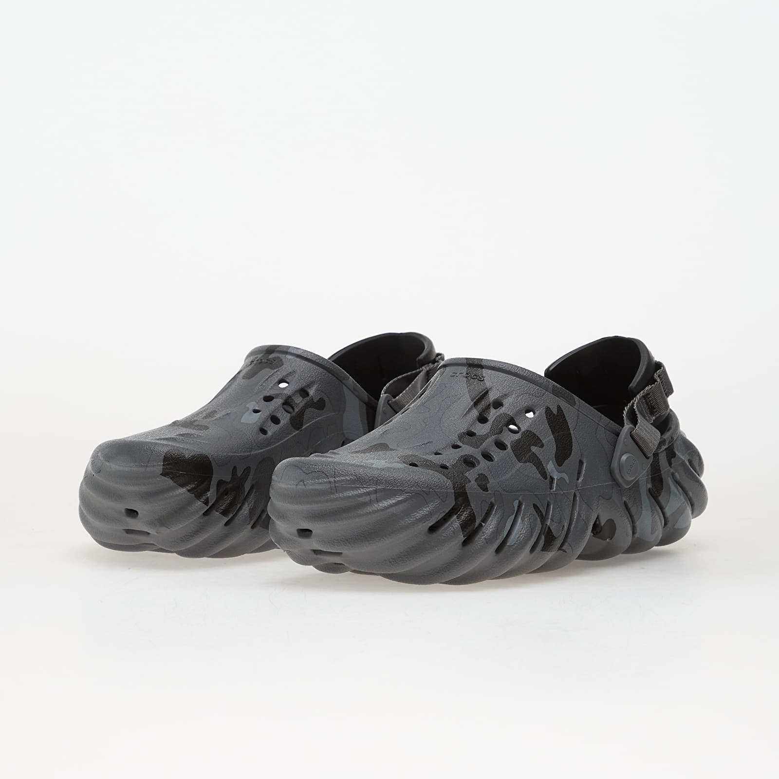 Miesten kengät Crocs Echo Duck Camo Clog Charcoal/Black