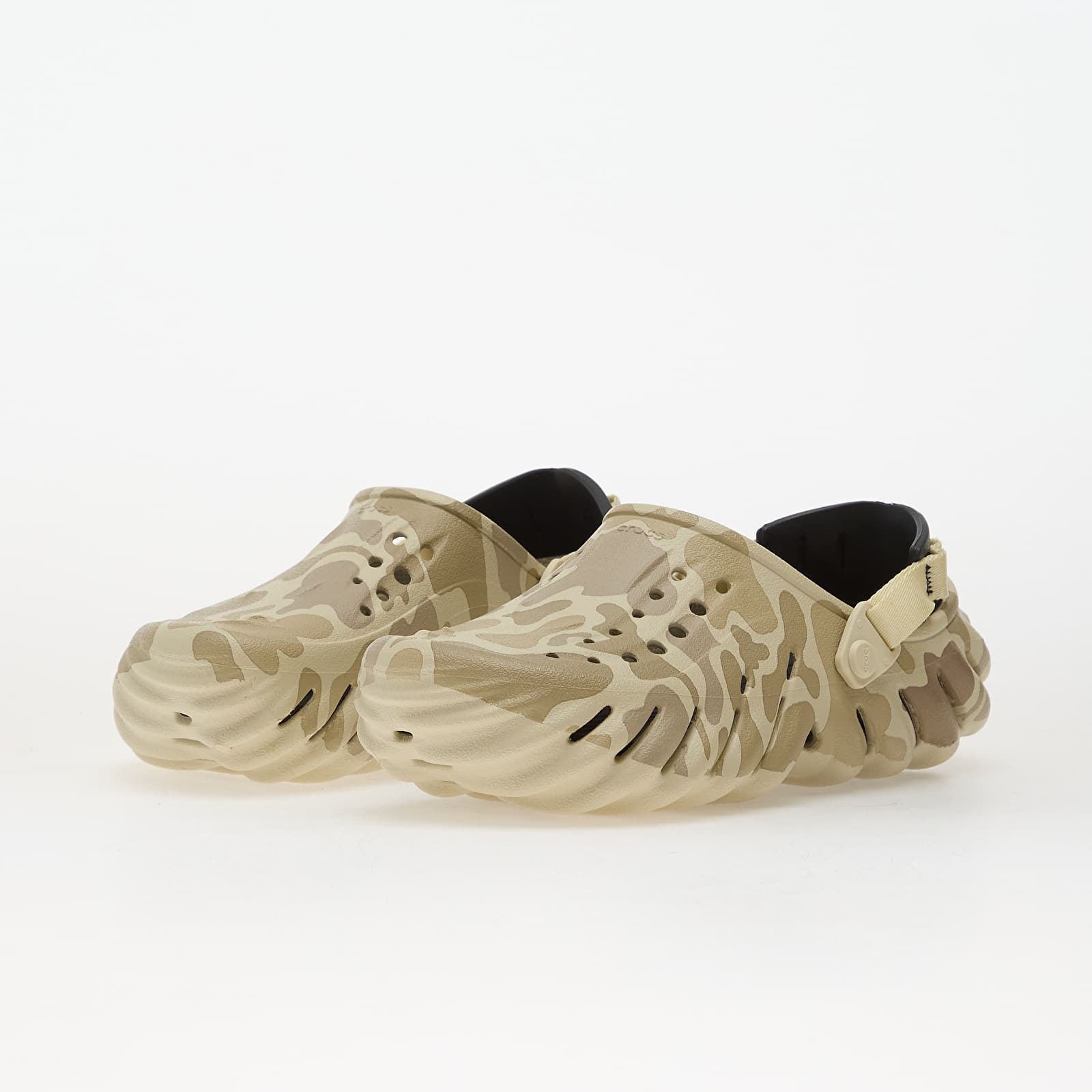 Pánske tenisky a topánky Crocs Echo Duck Camo Clog Bone/Black