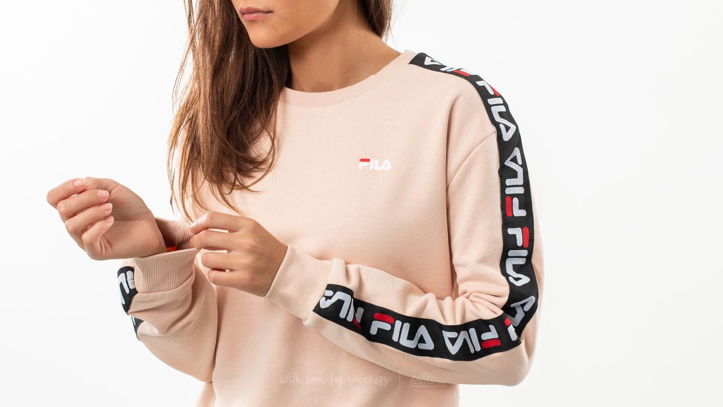 Mikiny Fila Tivka Crew Sweater Cameo Rose