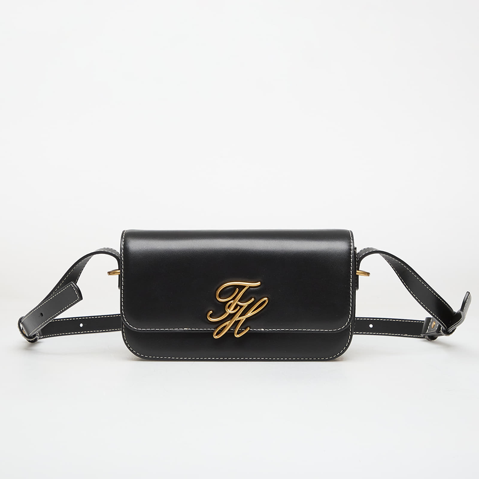 Чанта Tommy Hilfiger Script Flap Crossover Black Universal
