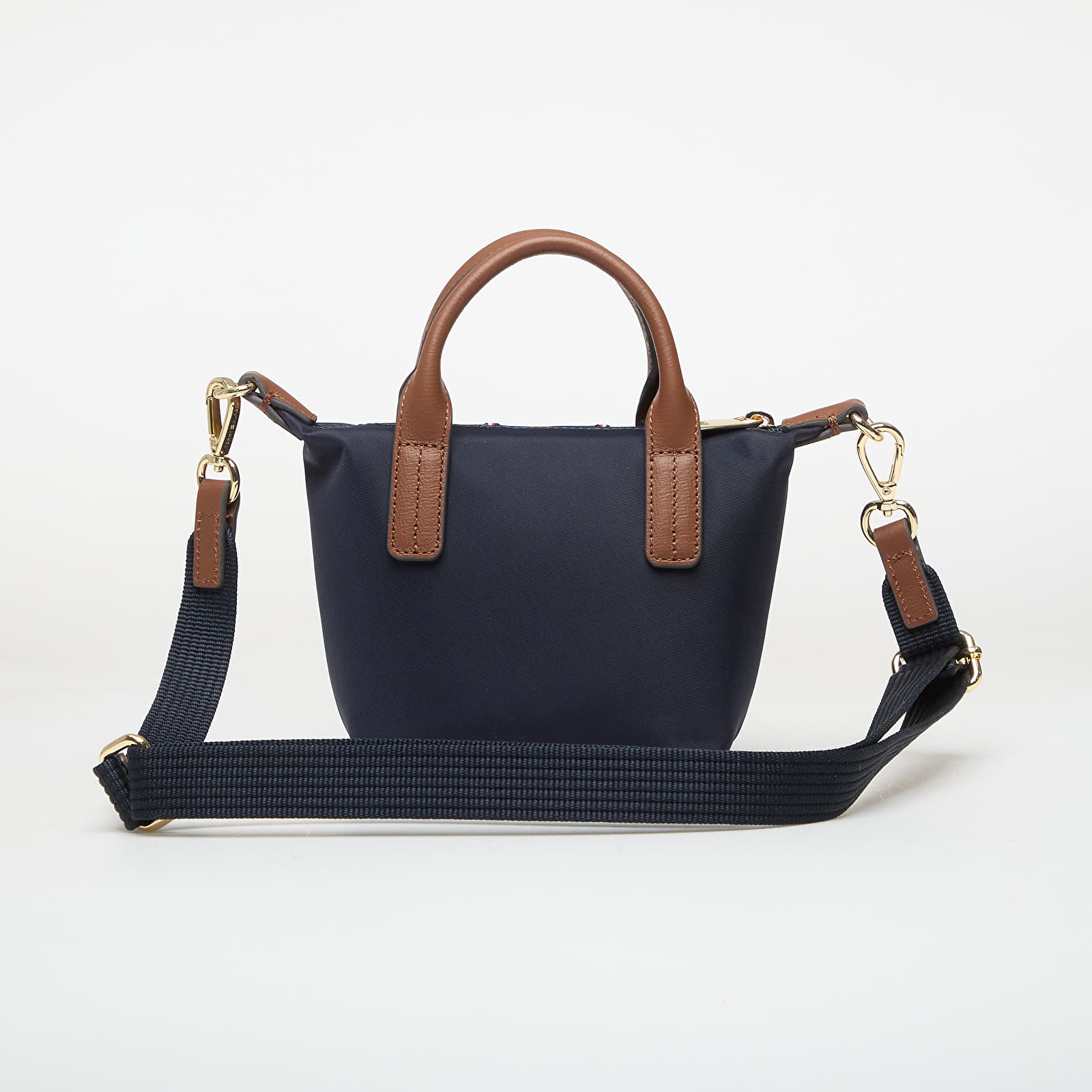 Håndvesker for kvinner Tommy Hilfiger Popette Micro Tote Corp Dark Blue Indigo
