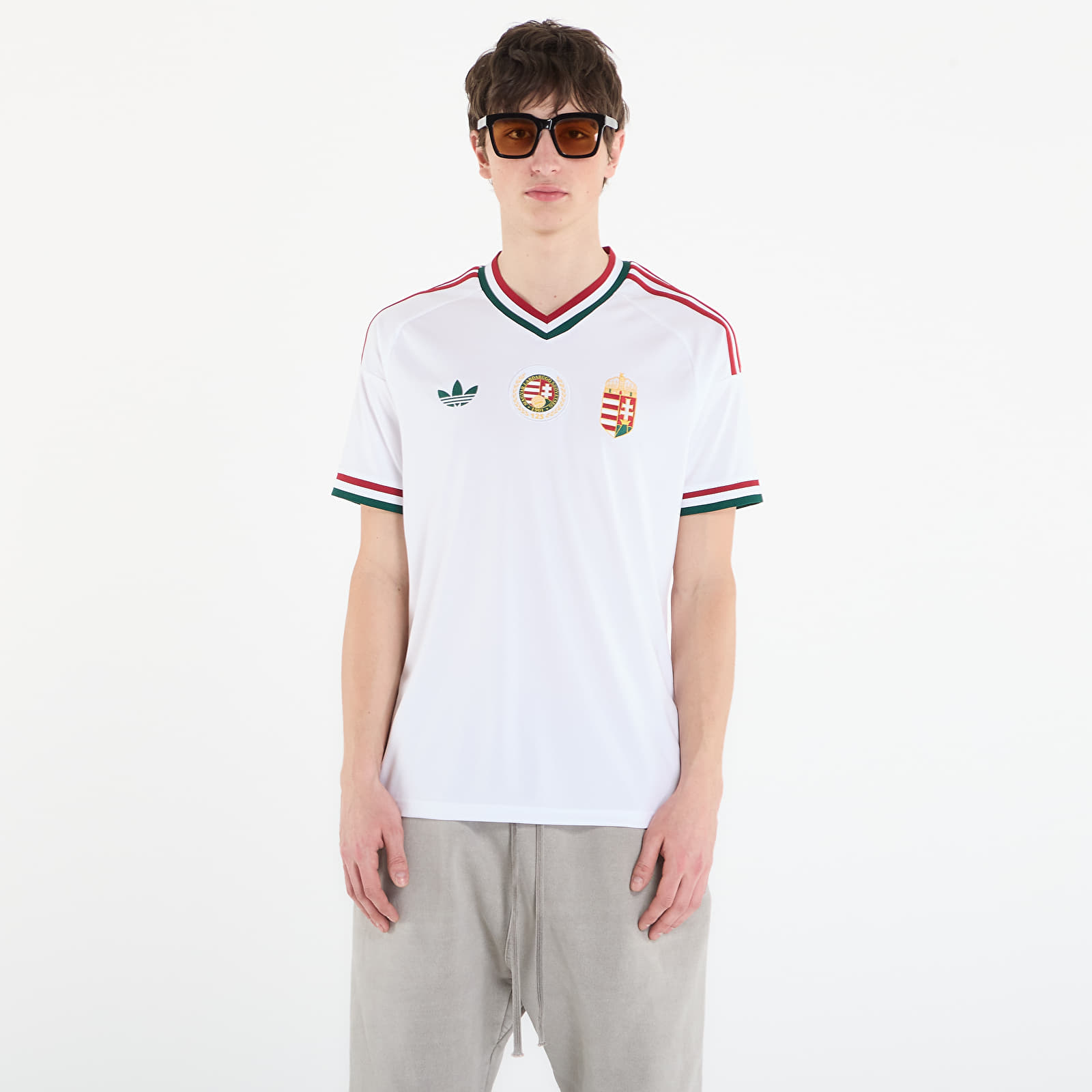 Men's jerseys adidas Hungary 26 Away Jersey White