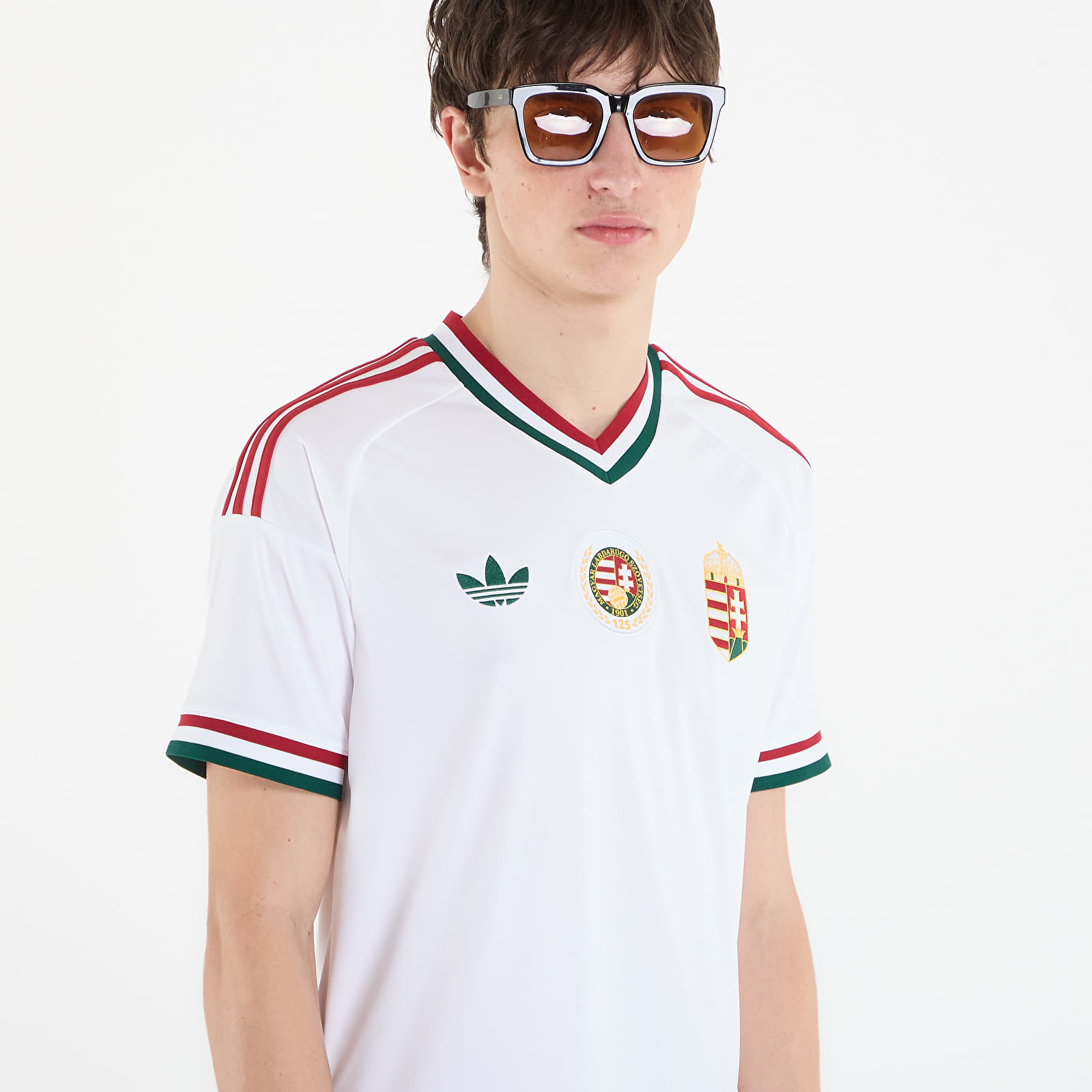 Men's jerseys adidas Hungary 26 Away Jersey White