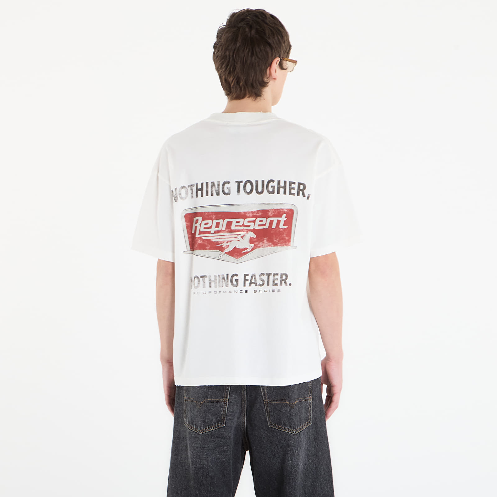 T-Shirts REPRESENT Nothing Faster T-Shirt UNISEX Flat White