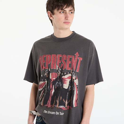 REPRESENT Dream On Tour T-Shirt UNISEX Sun Fade Grey | Footshop