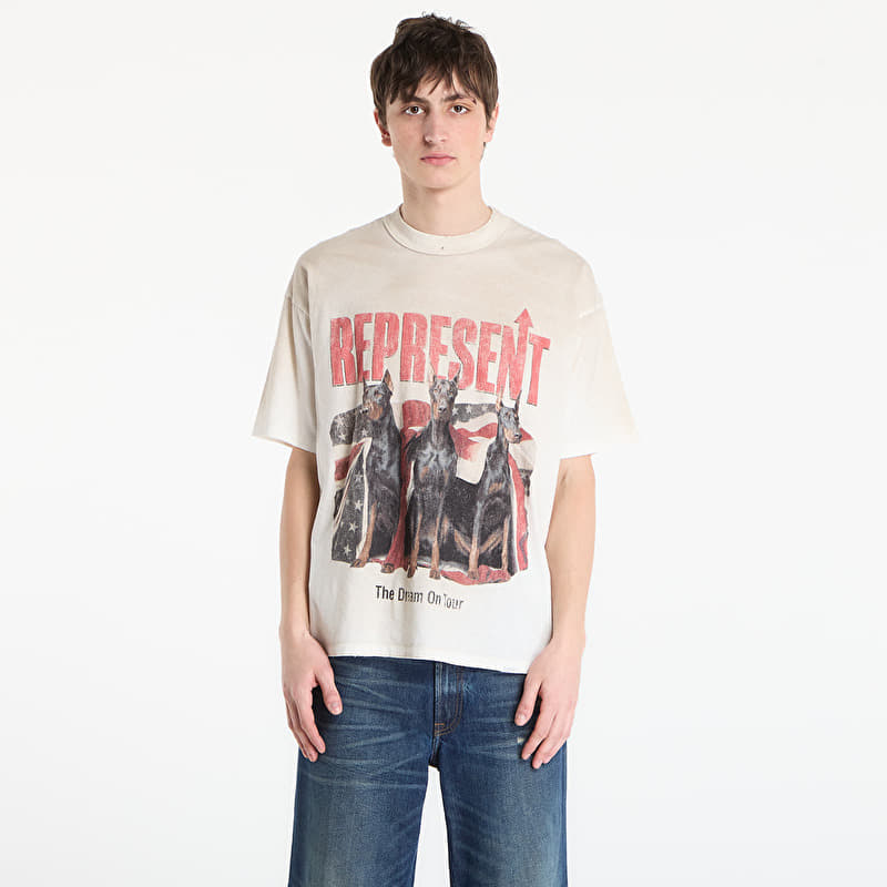 T-shirt REPRESENT Dream On Tour T-Shirt UNISEX Washed Ecru