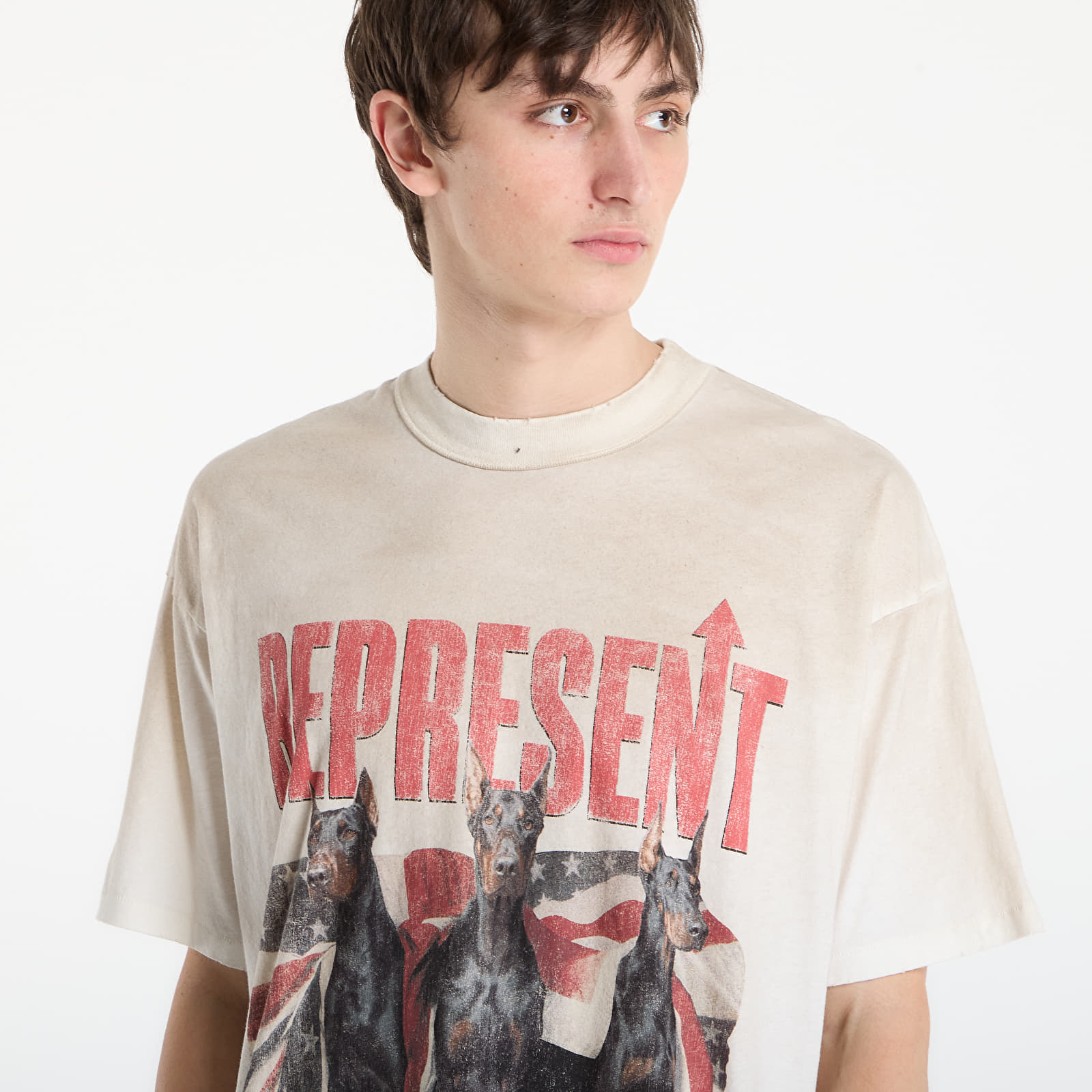 T-shirts REPRESENT Dream On Tour T-Shirt UNISEX Washed Ecru