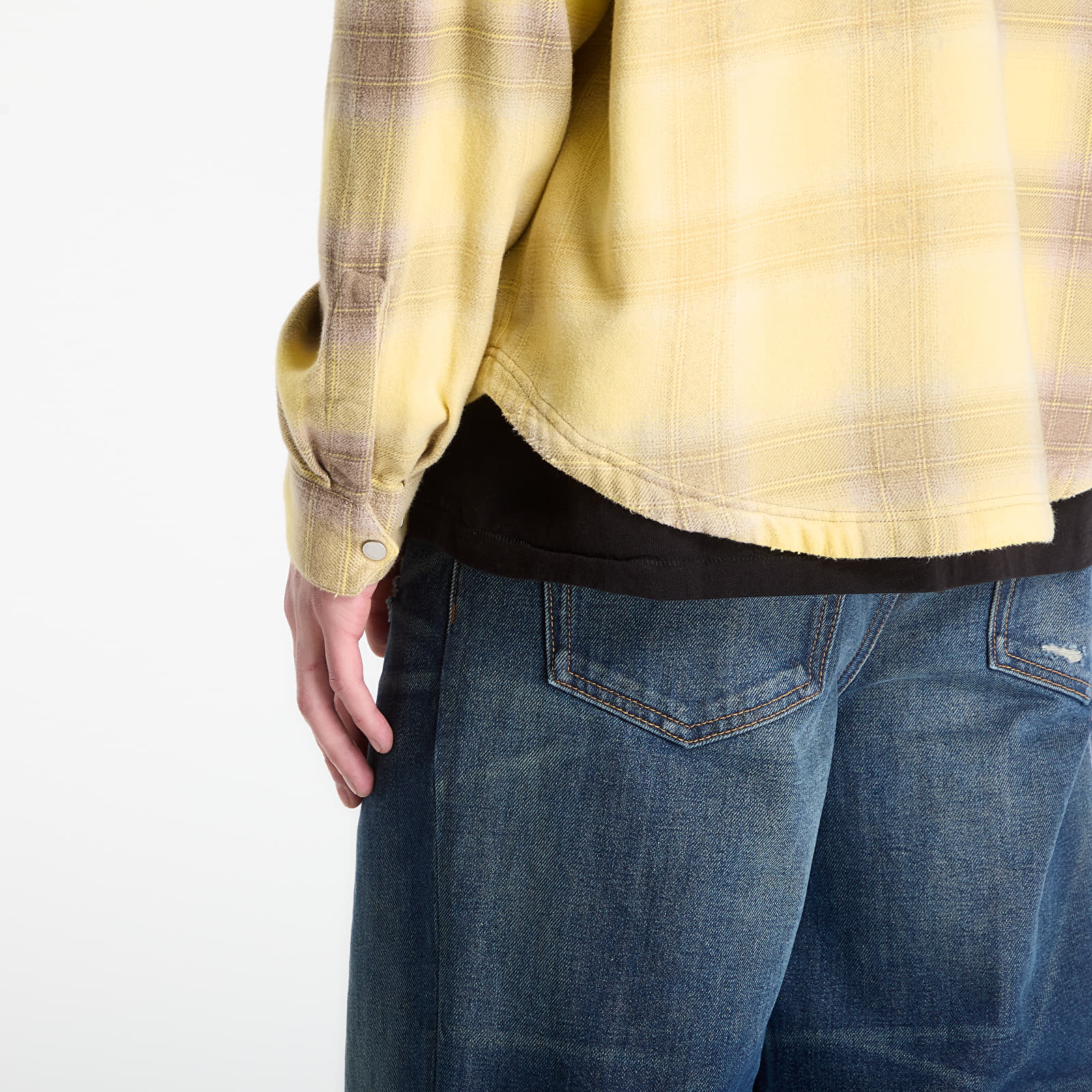 Skjorter REPRESENT Vintage Flannel UNISEX Creamed Corn