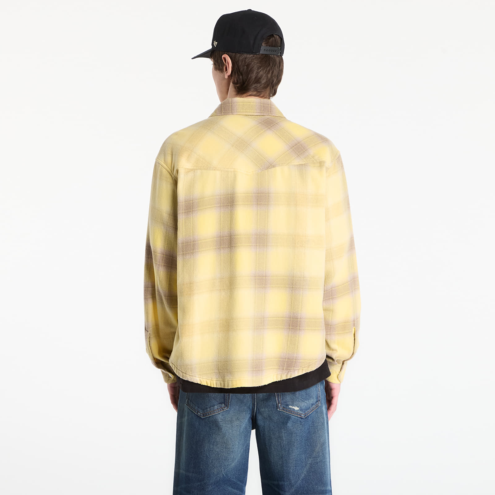 Skjorter REPRESENT Vintage Flannel UNISEX Creamed Corn