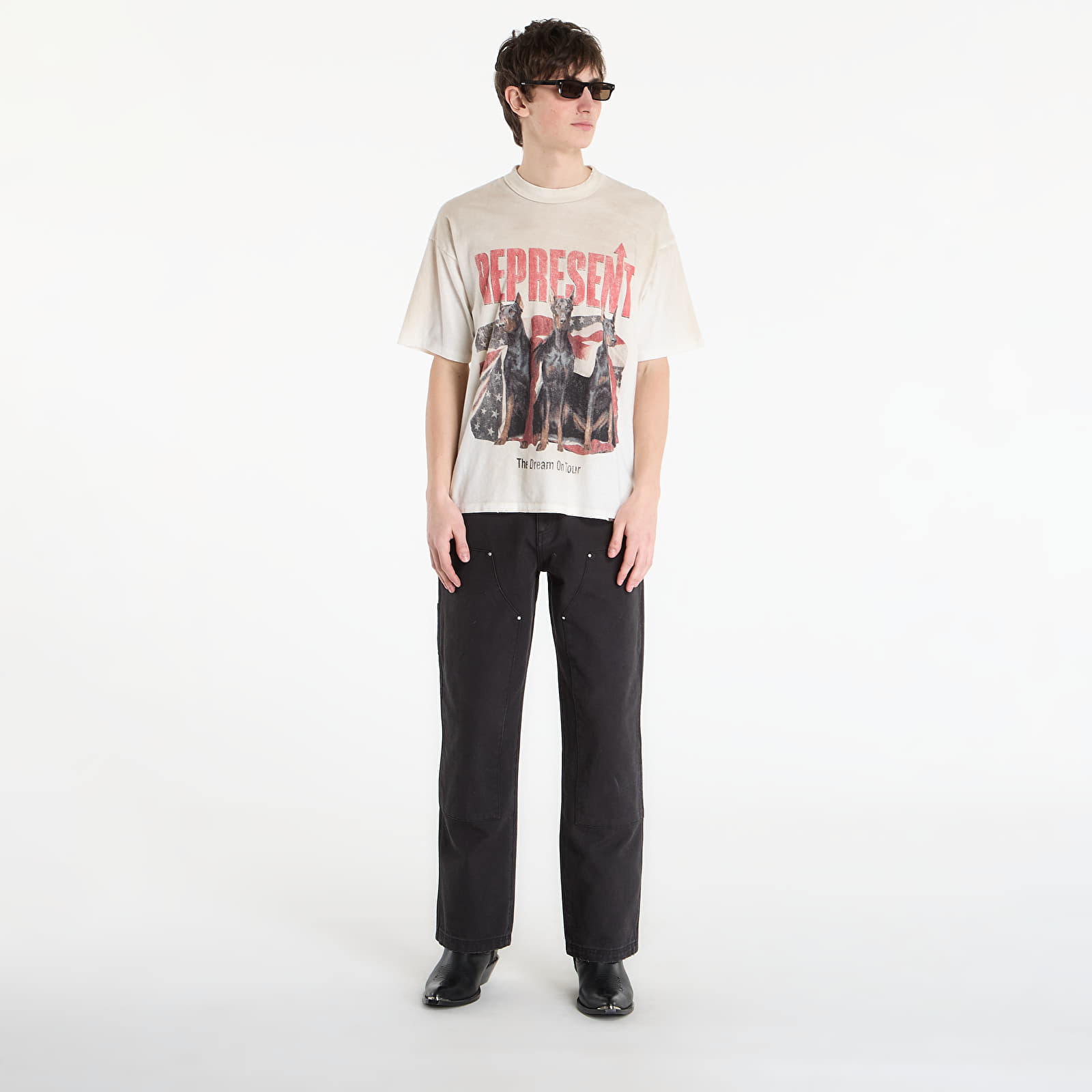 Spodnie REPRESENT Worker Pant Washed Black