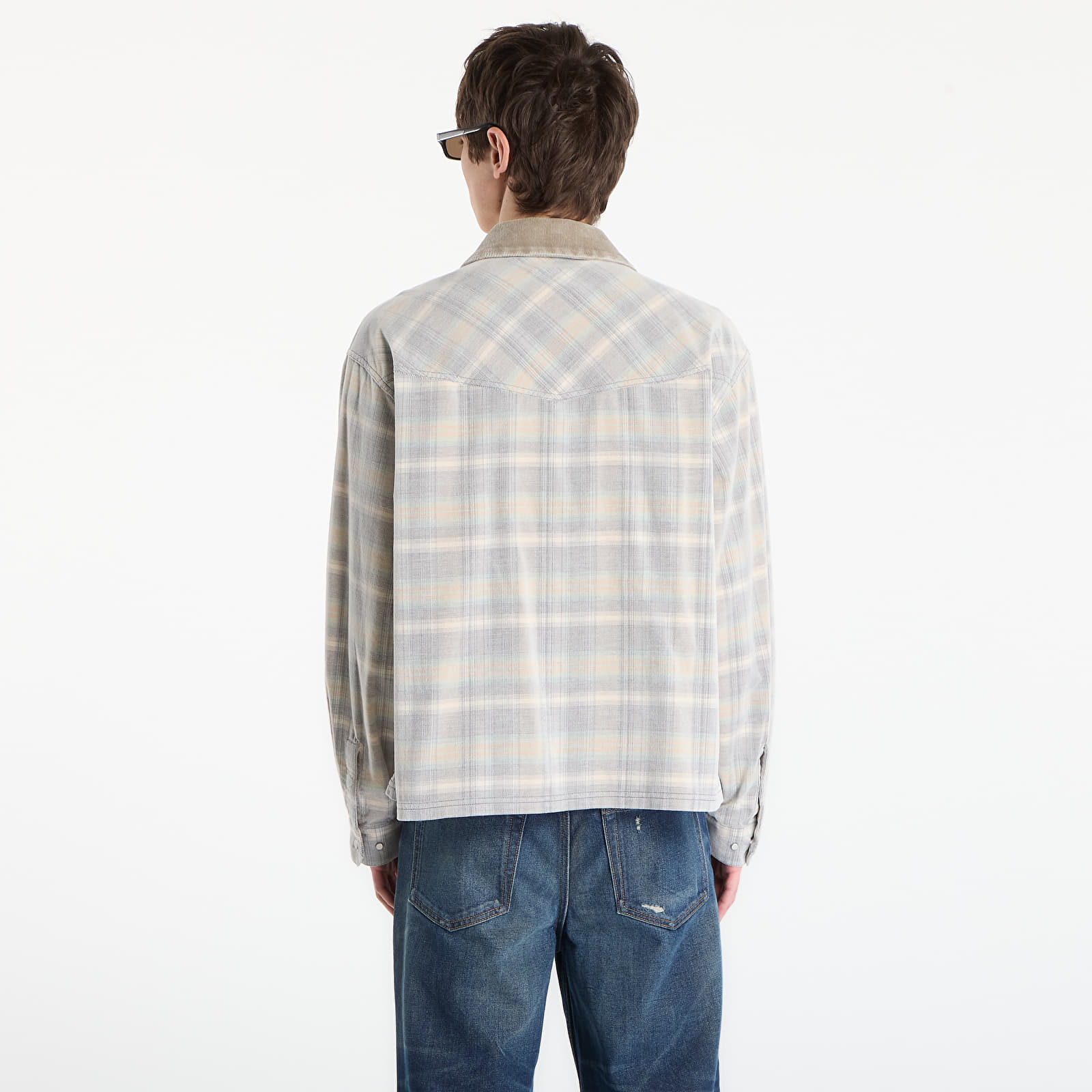 Paidat REPRESENT Cord Zip Flannel Shirt UNISEX Mineral