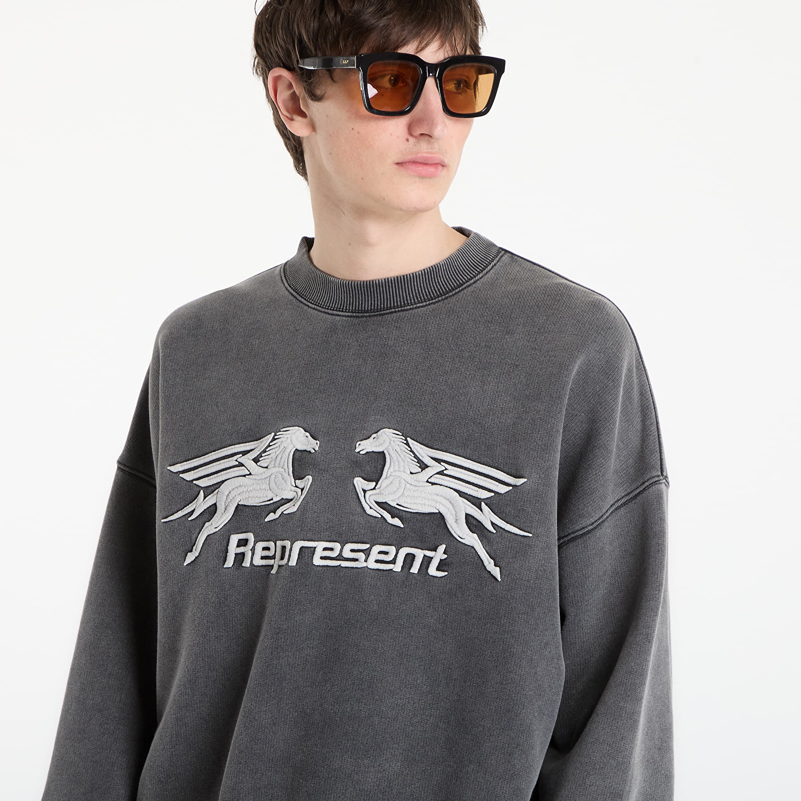 Мъжки тениски REPRESENT Pegasus Sweatshirt UNISEX Vintage Grey