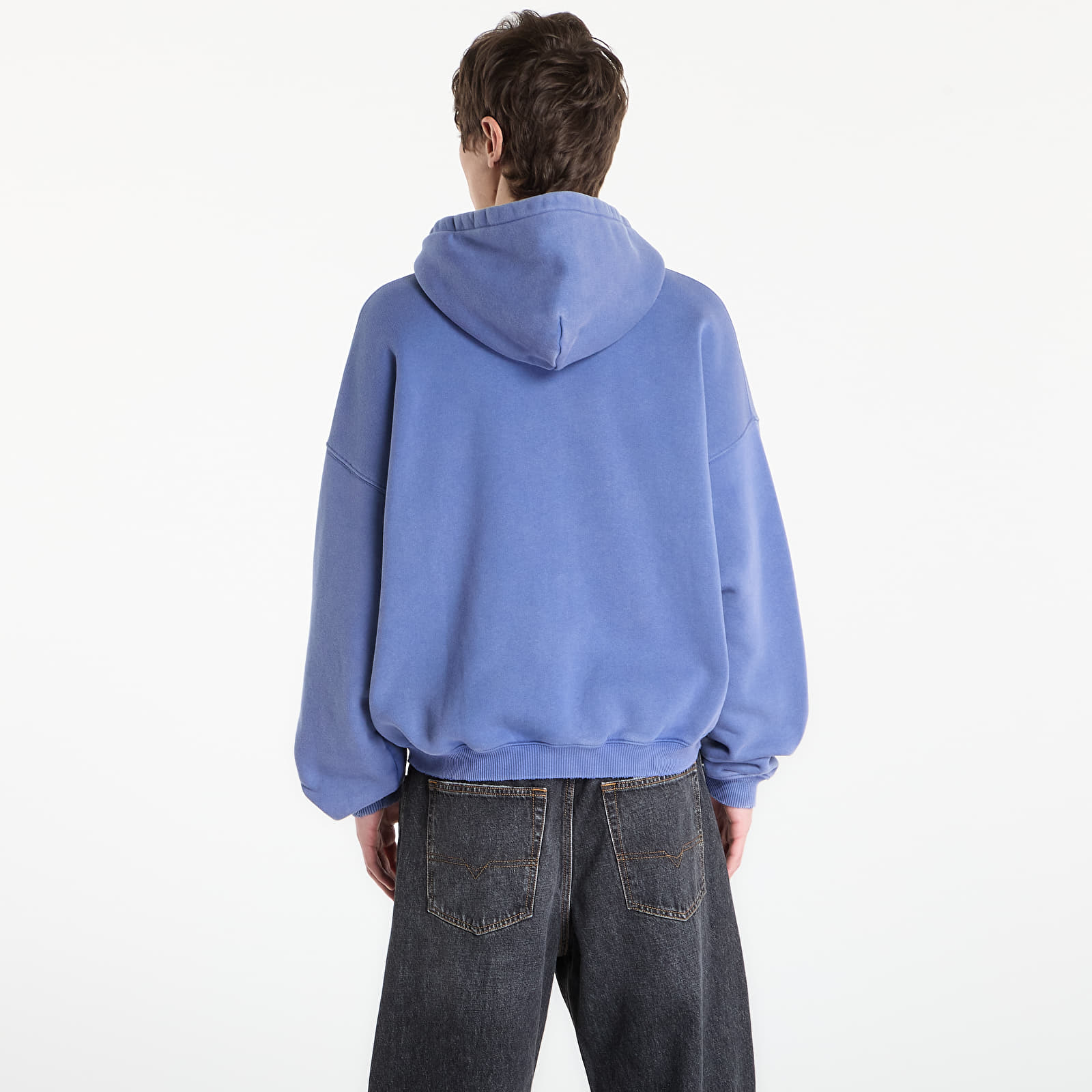 Moški hoodiji  REPRESENT Pegasus Zip Through Hoodie UNISEX Indigo