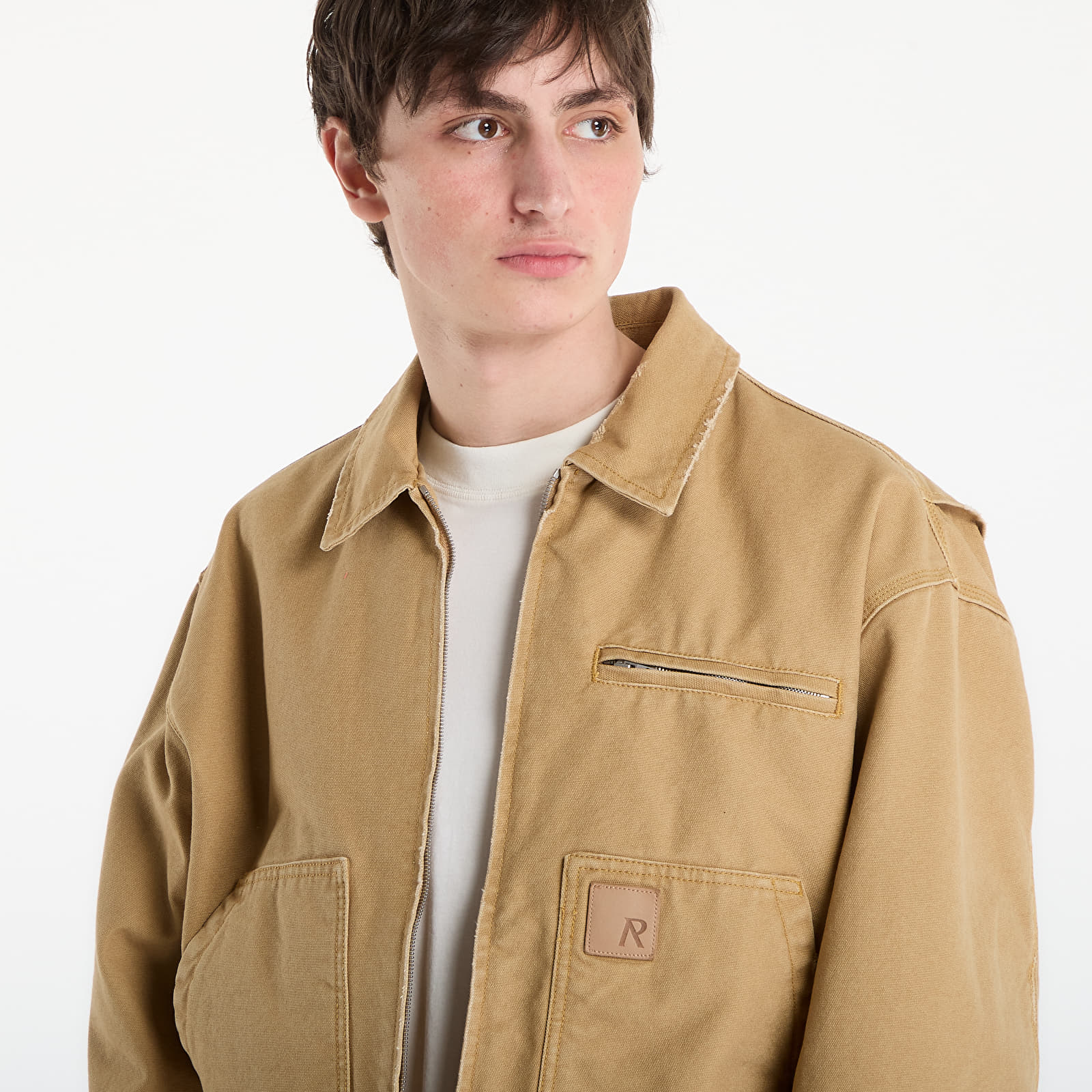 Jakker REPRESENT Worker Jacket UNISEX Washed Tan