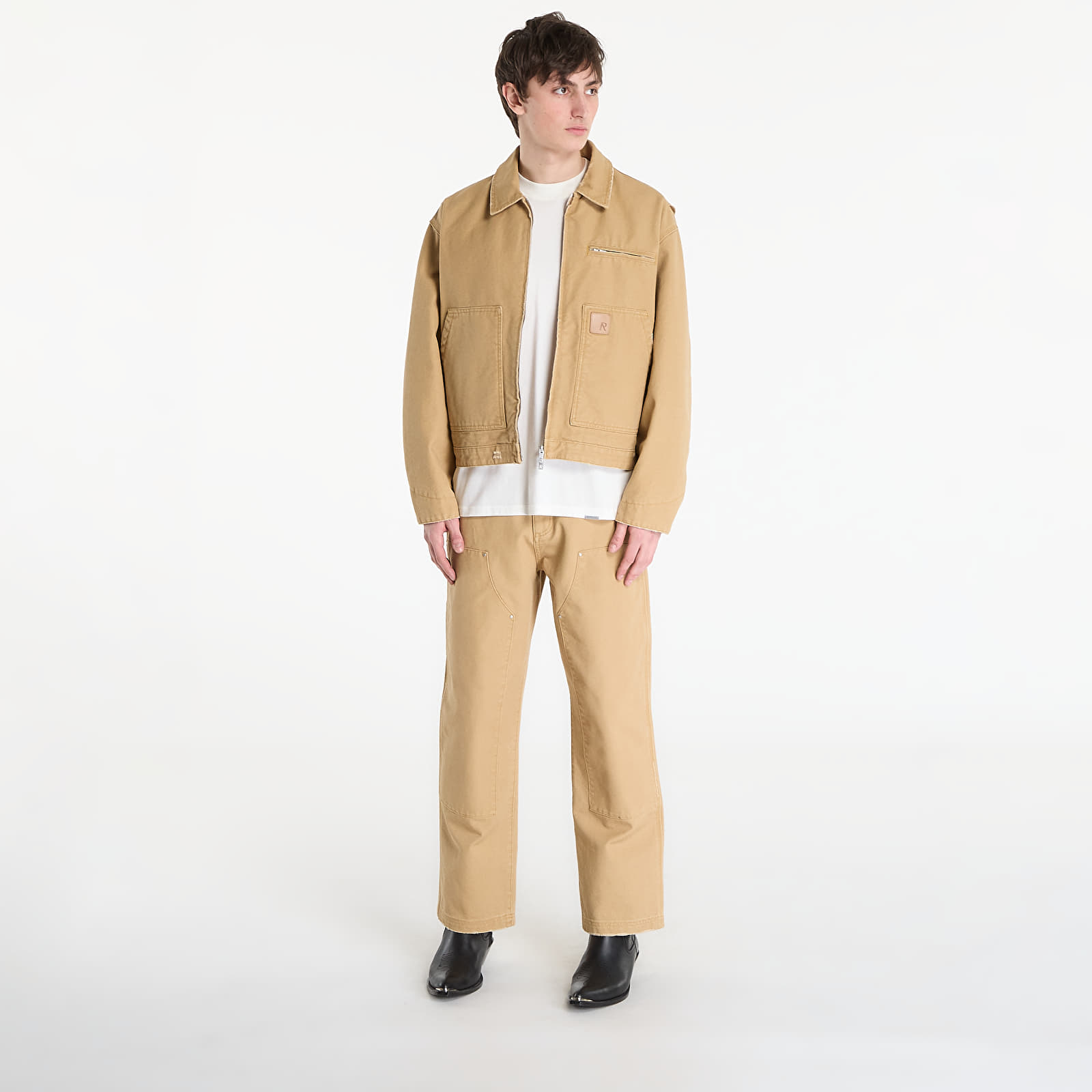 Jakker REPRESENT Worker Jacket UNISEX Washed Tan