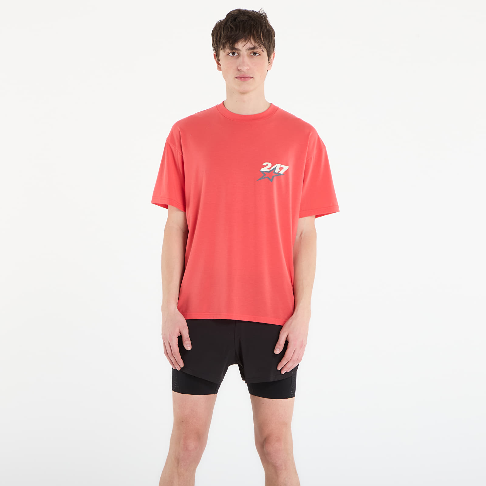 T-shirts REPRESENT Team 247 Star Print Oversized Tshirt UNISEX Racing Red