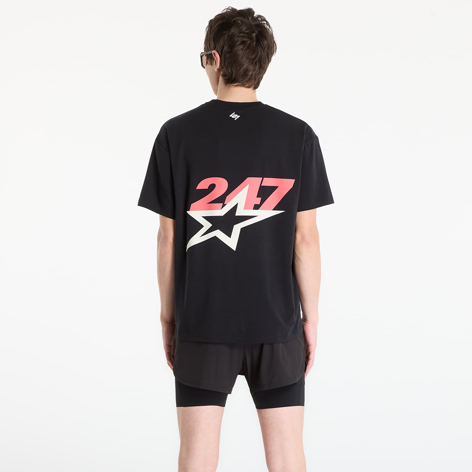 Männer T-Shirts REPRESENT Team 247 Star Print Oversized Tshirt UNISEX Jet Black