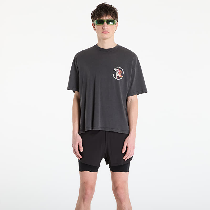 T-shirt REPRESENT 247 Torch Crop Tee UNISEX Washed Black