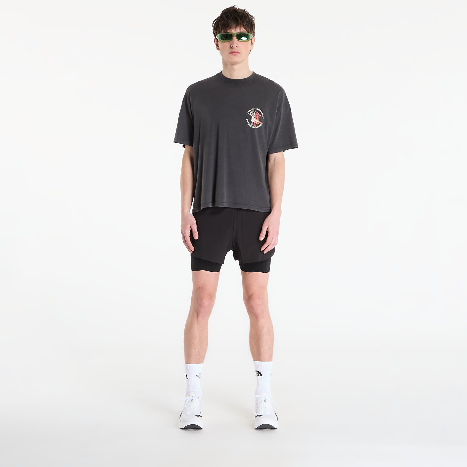 T-krekli REPRESENT 247 Torch Crop Tee UNISEX Washed Black