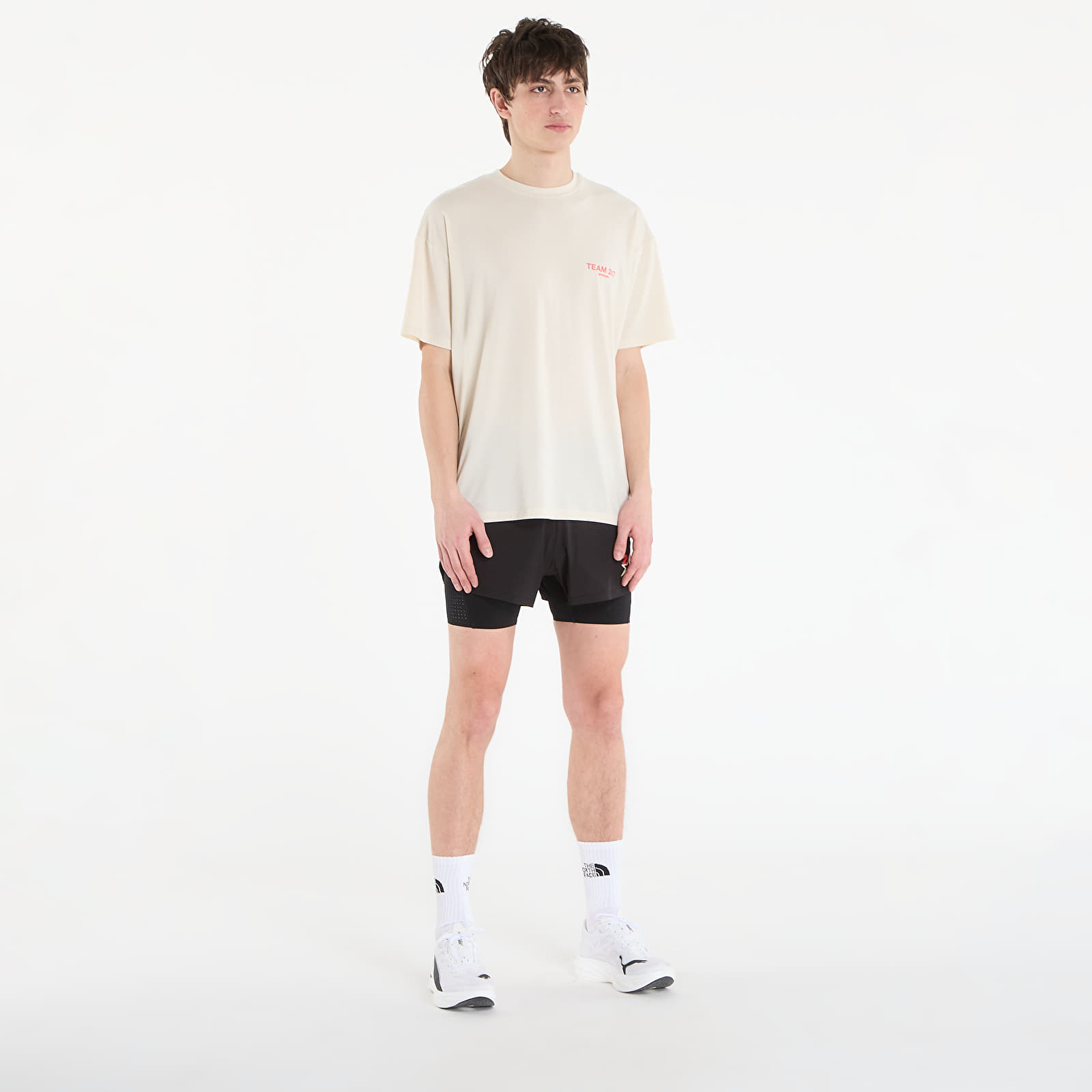 T-Shirts REPRESENT Team 247 Oversized Tee UNISEX Cream