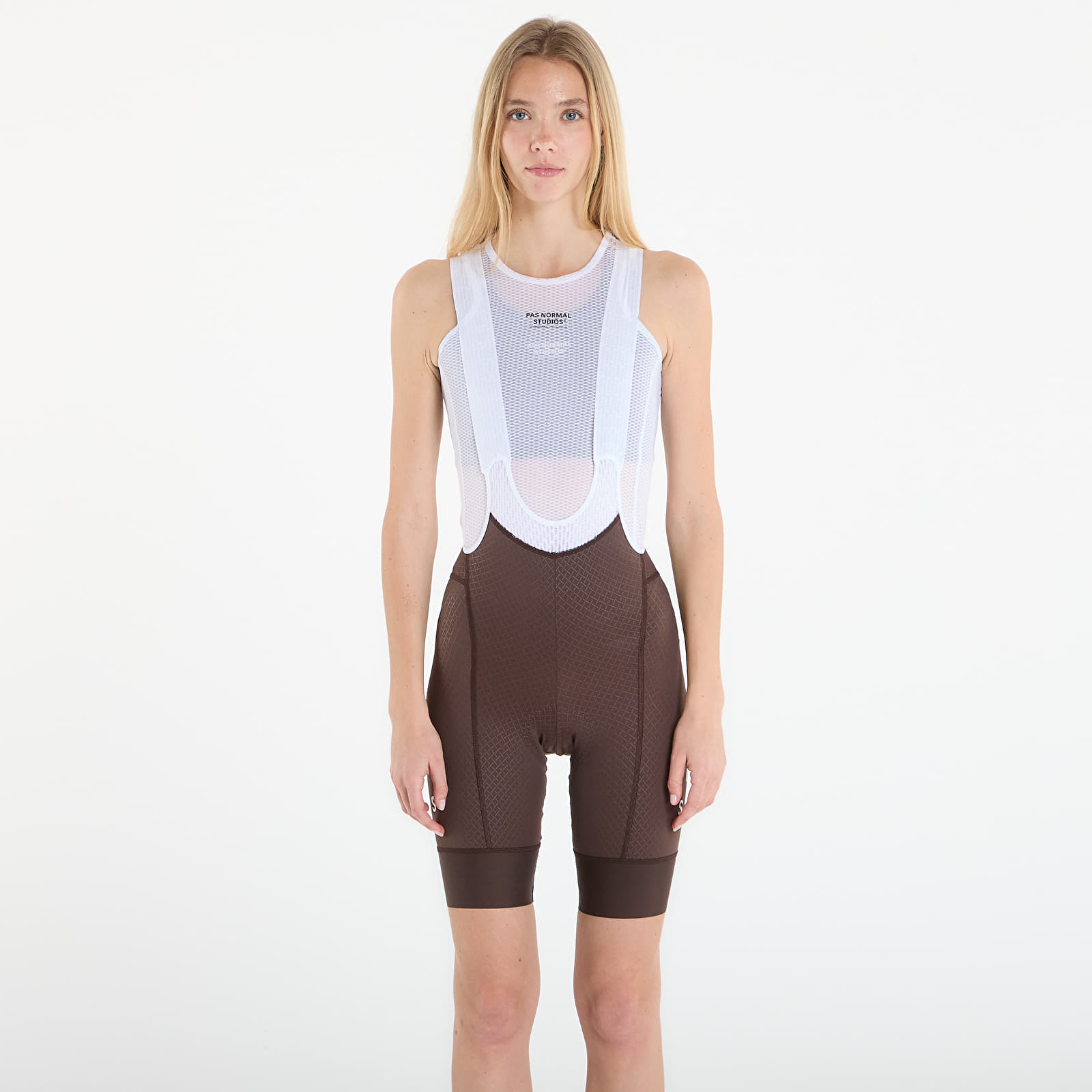 Women's shorts Pas Normal Studios Women's Mechanism Bibs Light Brown
