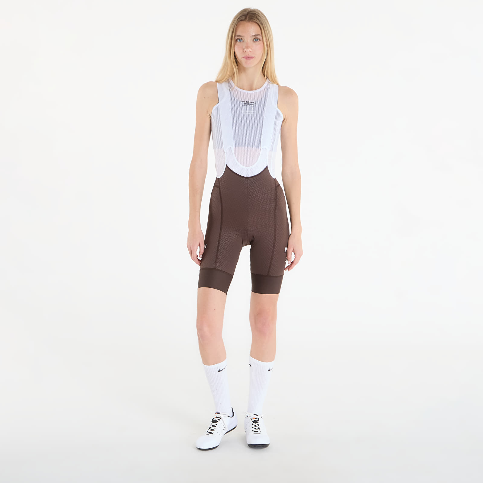 Women's shorts Pas Normal Studios Women's Mechanism Bibs Light Brown